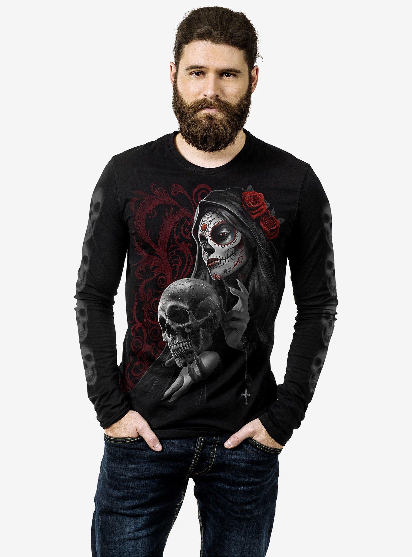 Love Is Dead Long Sleeve T-Shirt, BLACK, alternate