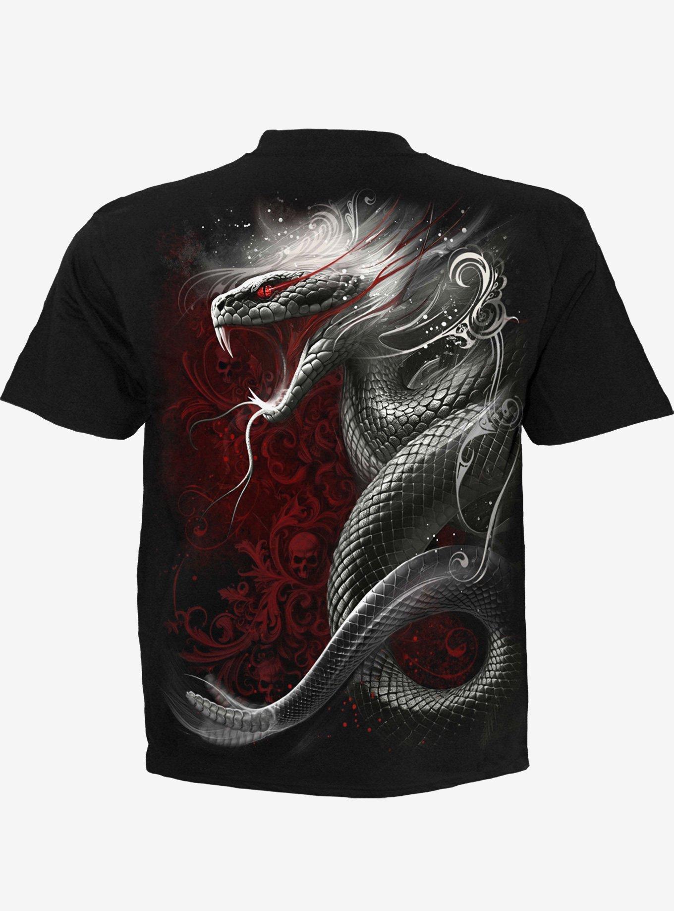 Gothic Serpent T-Shirt, BLACK, alternate