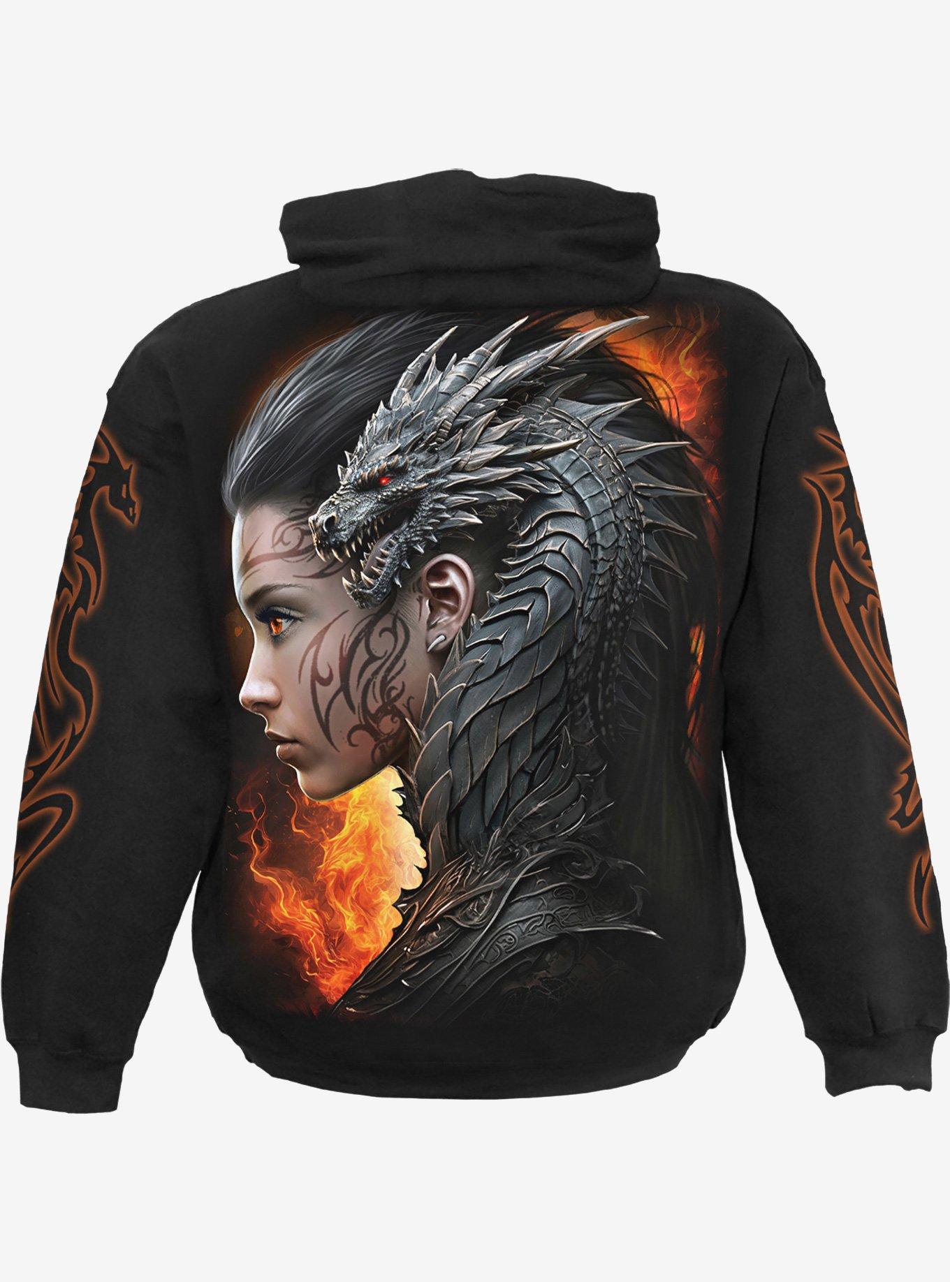 Draco Queen Hoodie, BLACK, alternate