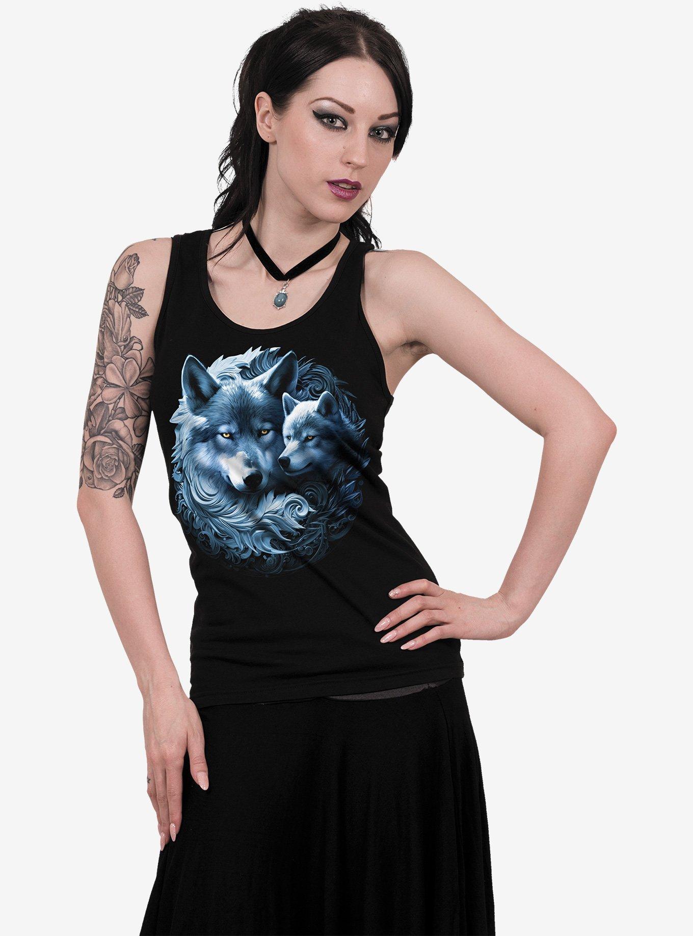 Wolf Guardian Razor Back Tank Top, , hi-res