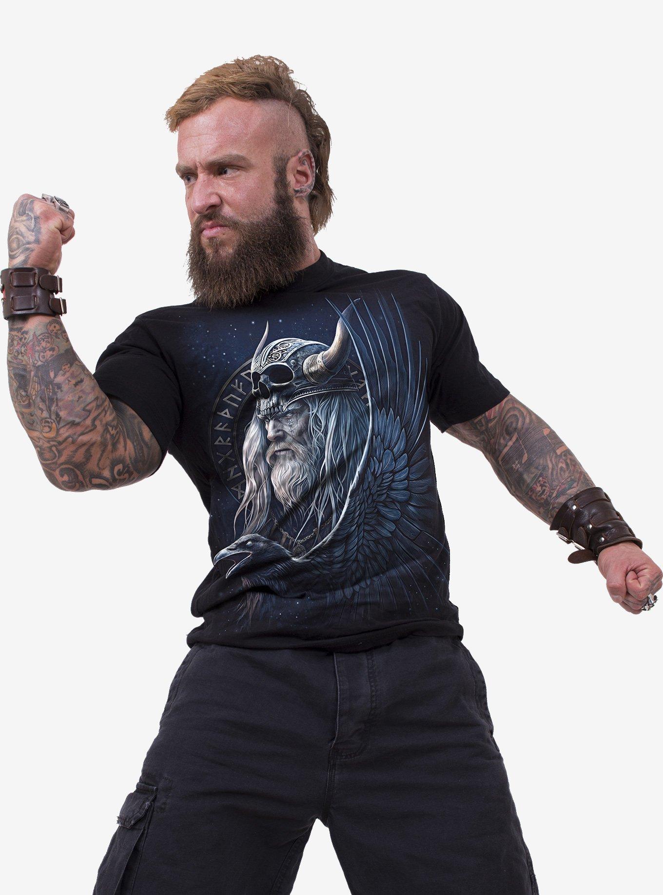 Odin's Warrior T-Shirt, BLACK, alternate