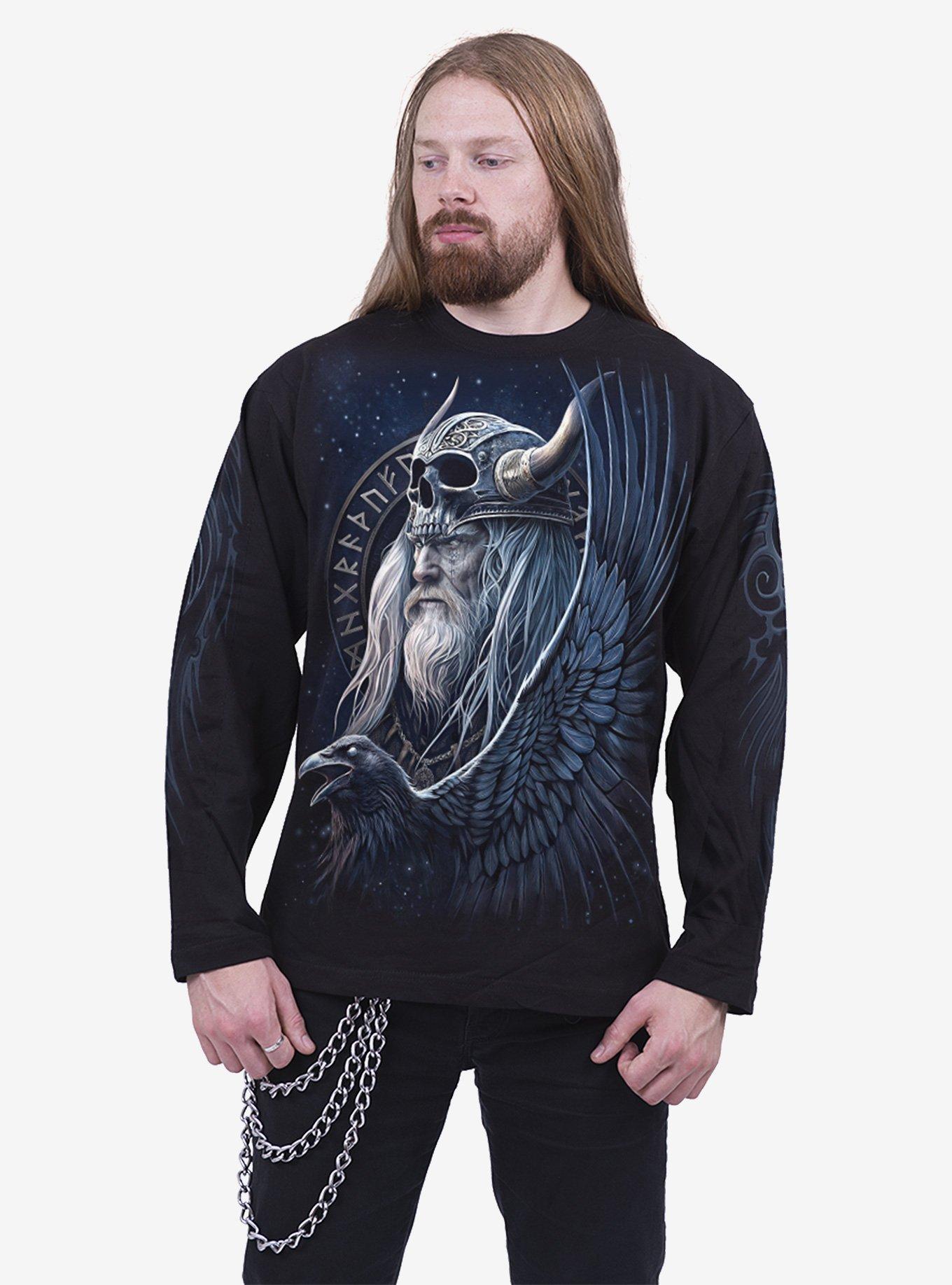 Odin's Warrior Long Sleeve T-Shirt, , hi-res