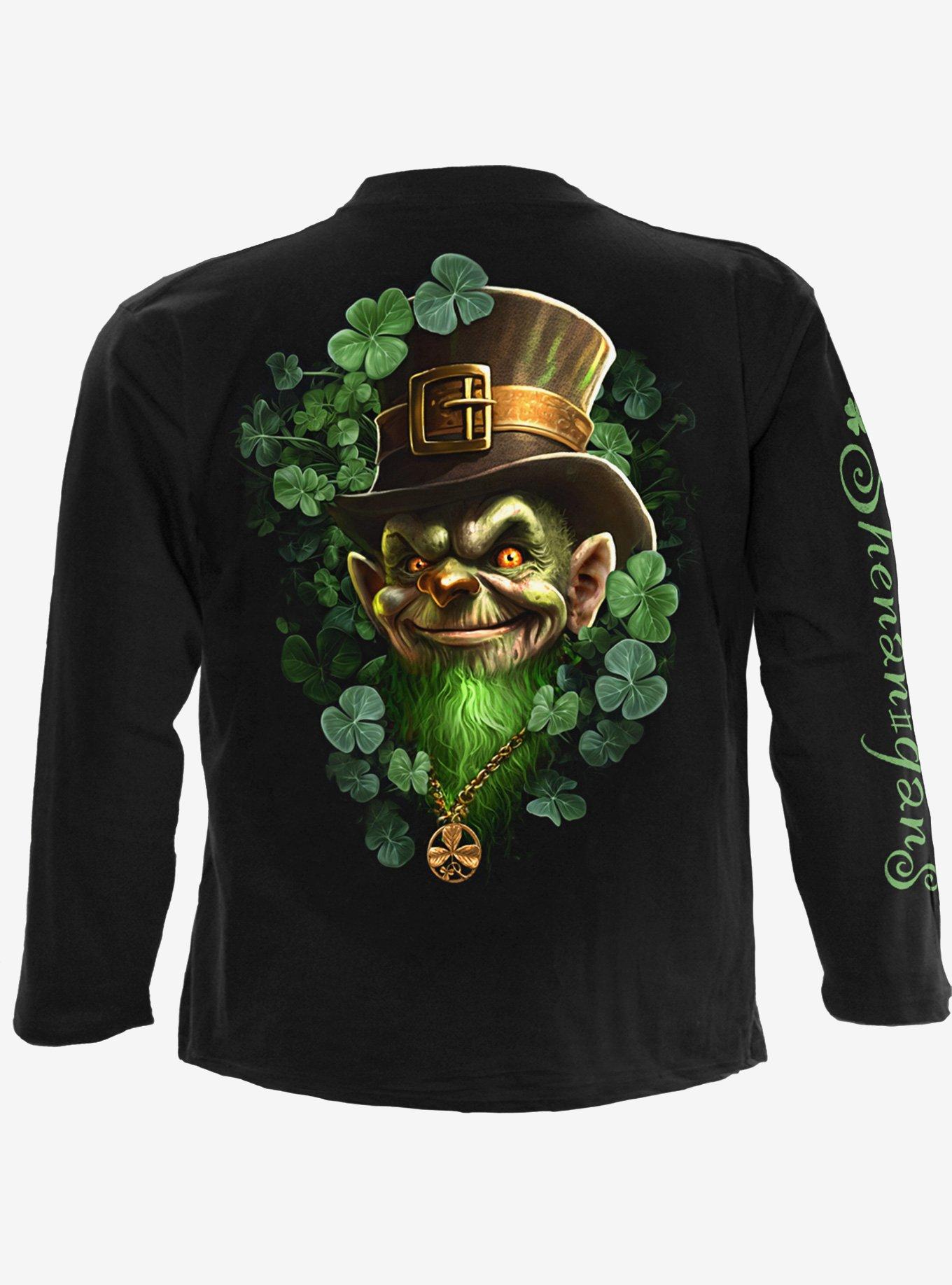 Shenanigans Long Sleeve T-Shirt, BLACK, alternate