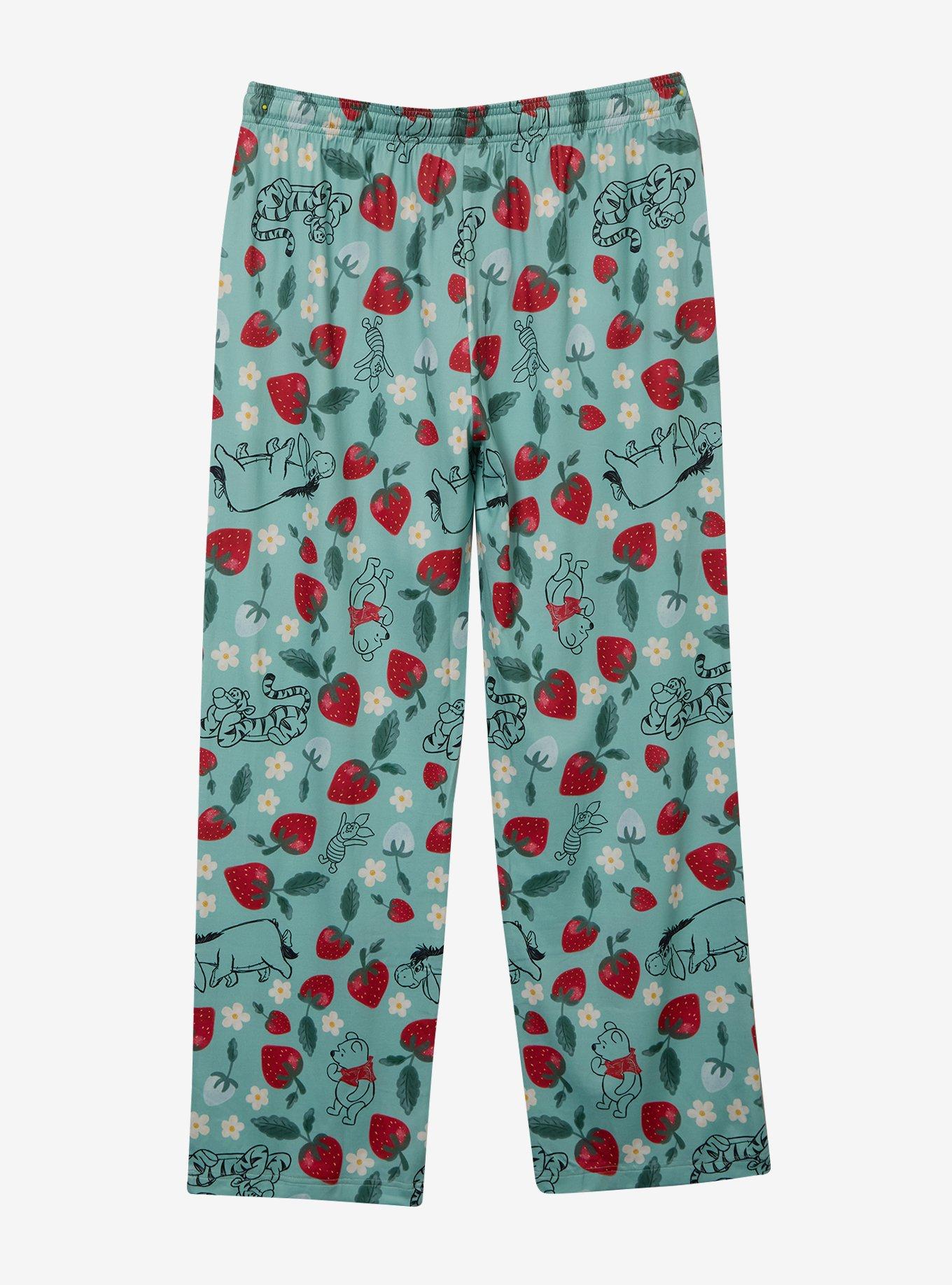 Disney Winnie the Pooh & Friends Strawberry Allover Print Sleep Pants - BoxLunch Exclusive