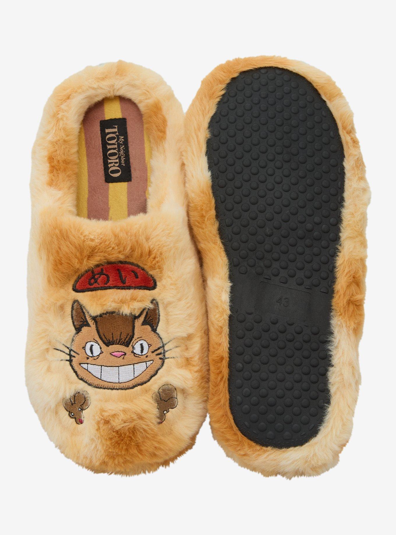 Studio Ghibli® My Neighbor Totoro Catbus Slippers — BoxLunch Exclusive, , hi-res