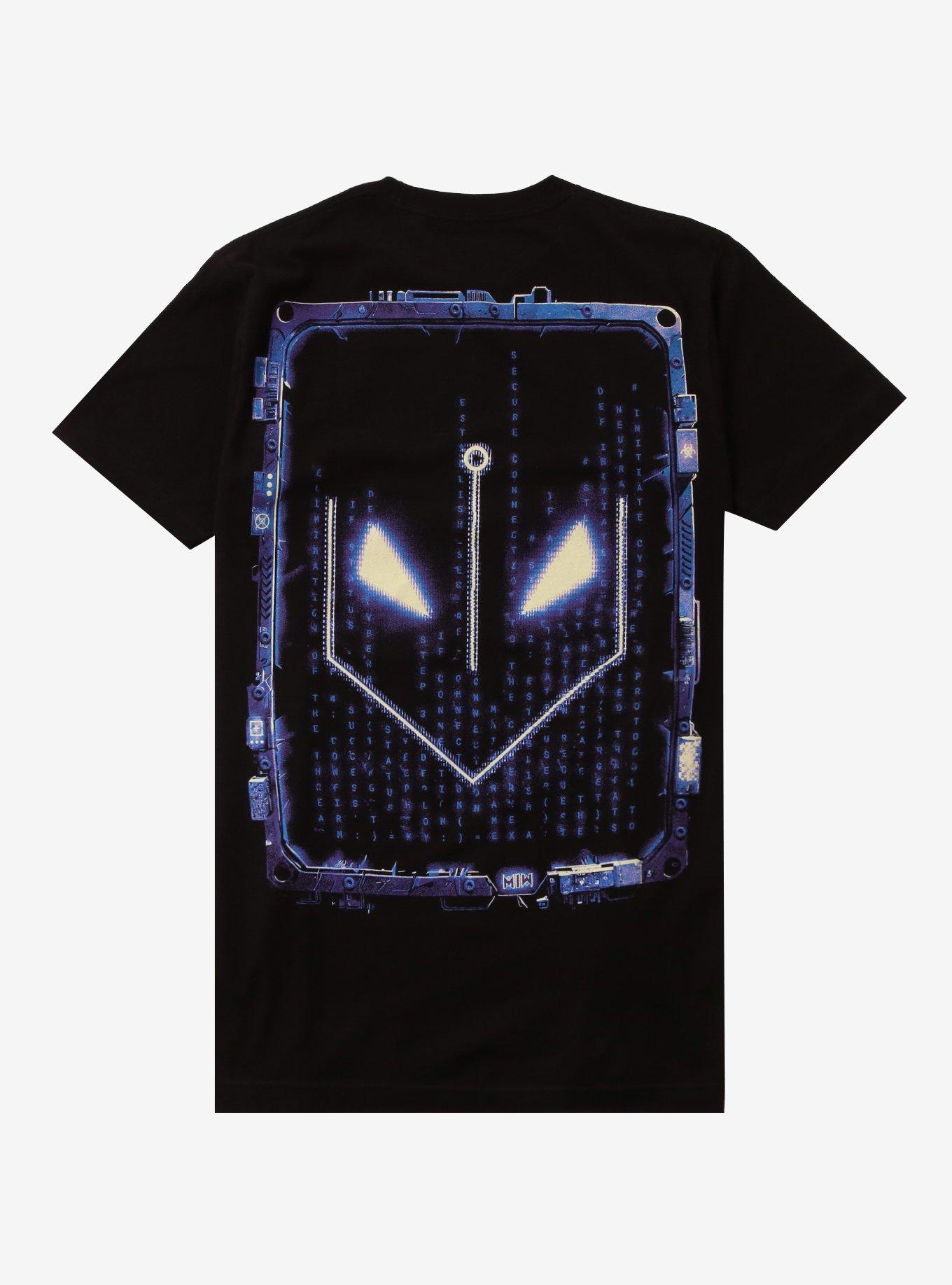 Motionless In White Cyber Skeleton T-Shirt, , hi-res