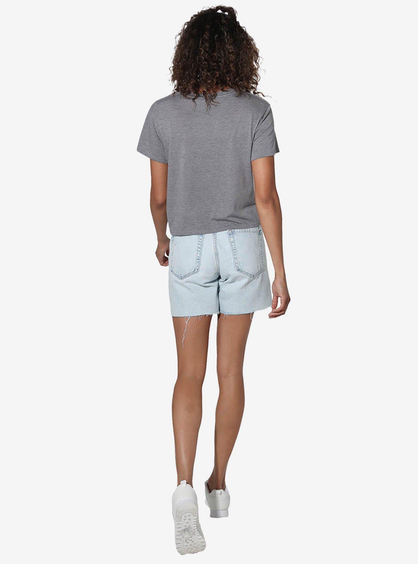 Dungeons & Dragons Lawful Mom Girls Crop Top T-Shirt, ATHLETIC HEATHER, alternate