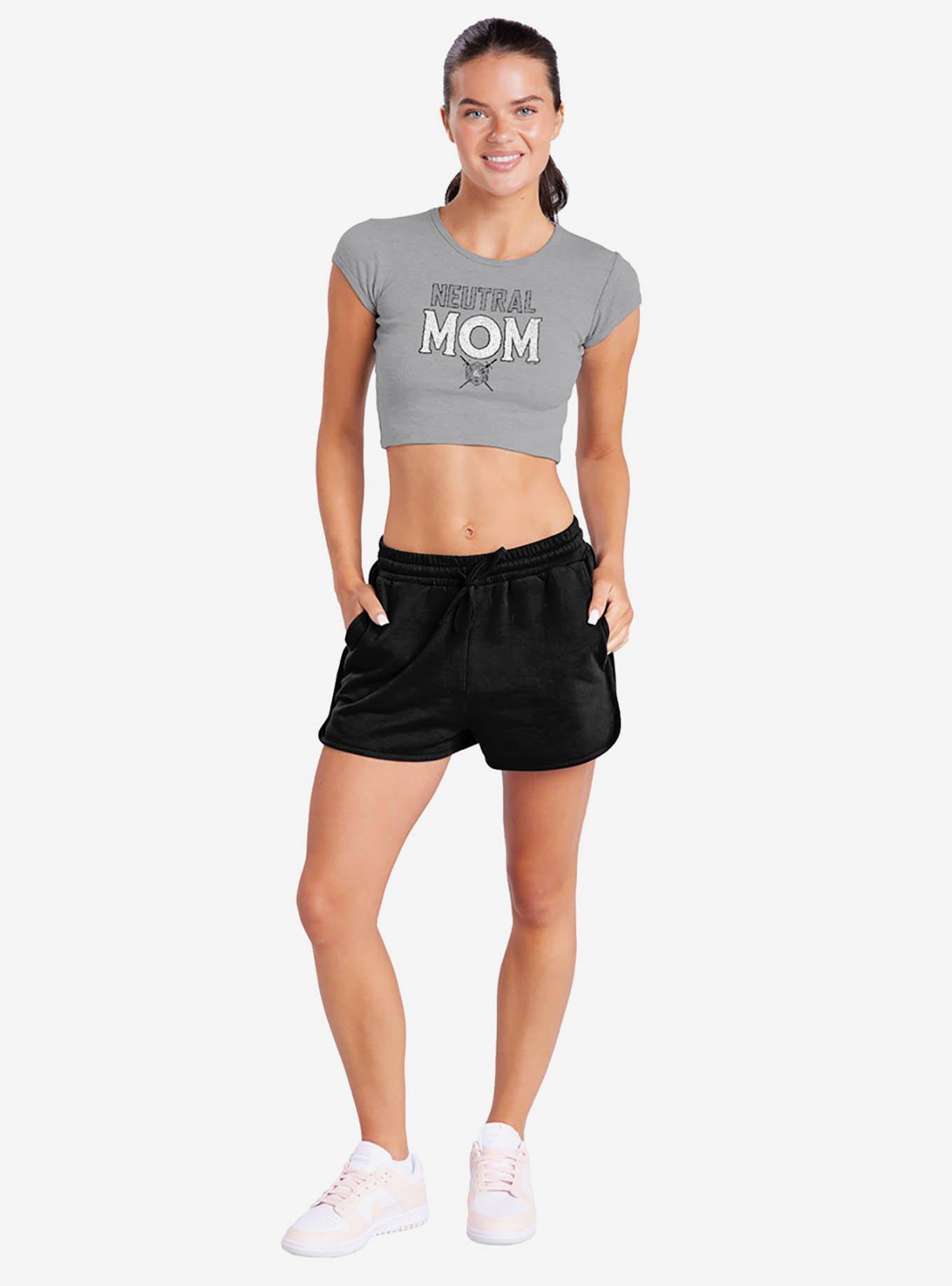 Dungeons & Dragons Neutral Mom Cap Sleeve Baby Rib Girls Crop Top, , hi-res