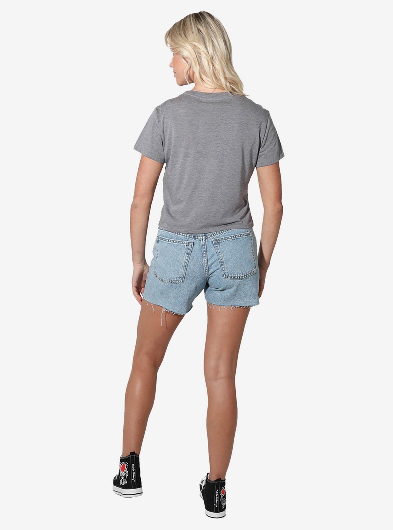 Dungeons & Dragons Level 20 Mom Women's Crop Top T-Shirt, ATHLETIC HEATHER, alternate