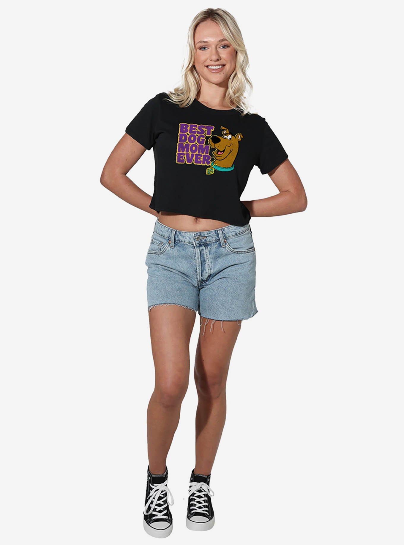 Scooby-Doo! Best Dog Mom Ever Women's Crop Top T-Shirt, , hi-res