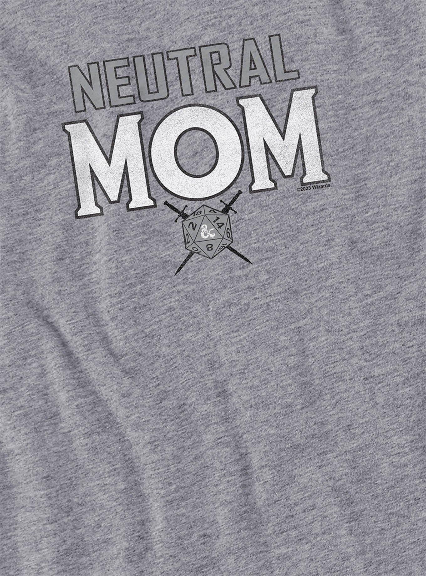 Dungeons & Dragons Neutral Mom Women's Crop Top T-Shirt, ATHLETIC HEATHER, alternate