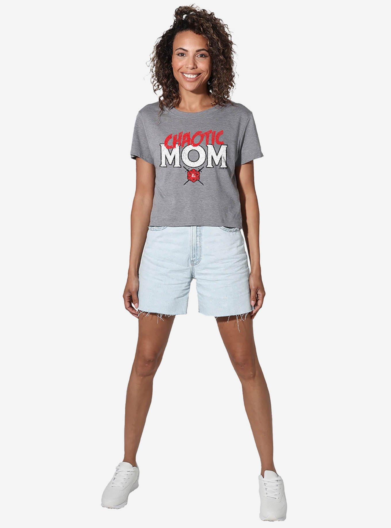 Dungeons & Dragons Chaotic Mom Women's Crop Top T-Shirt, , hi-res