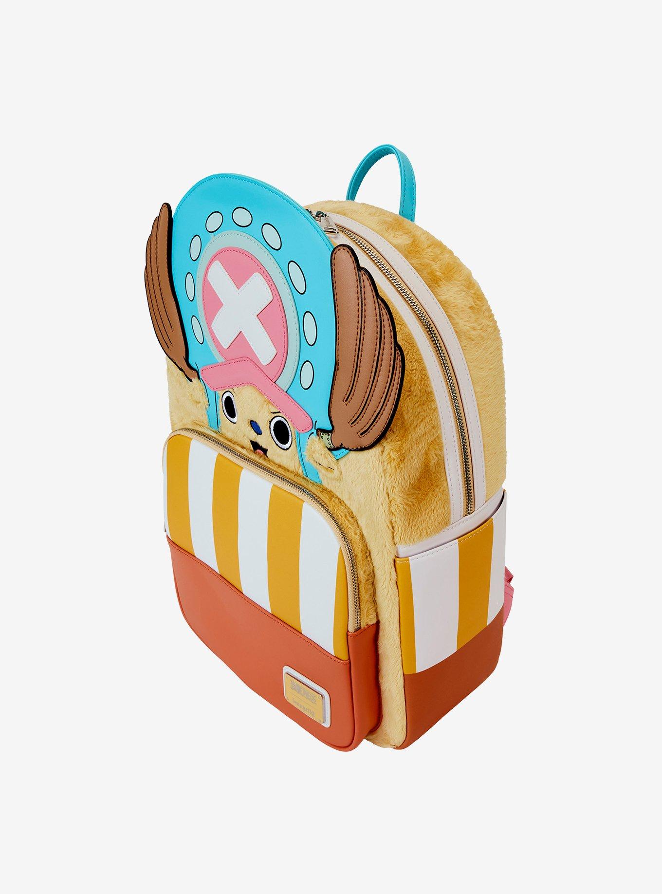 Loungefly One Piece Chopper Fuzzy Backpack, , alternate