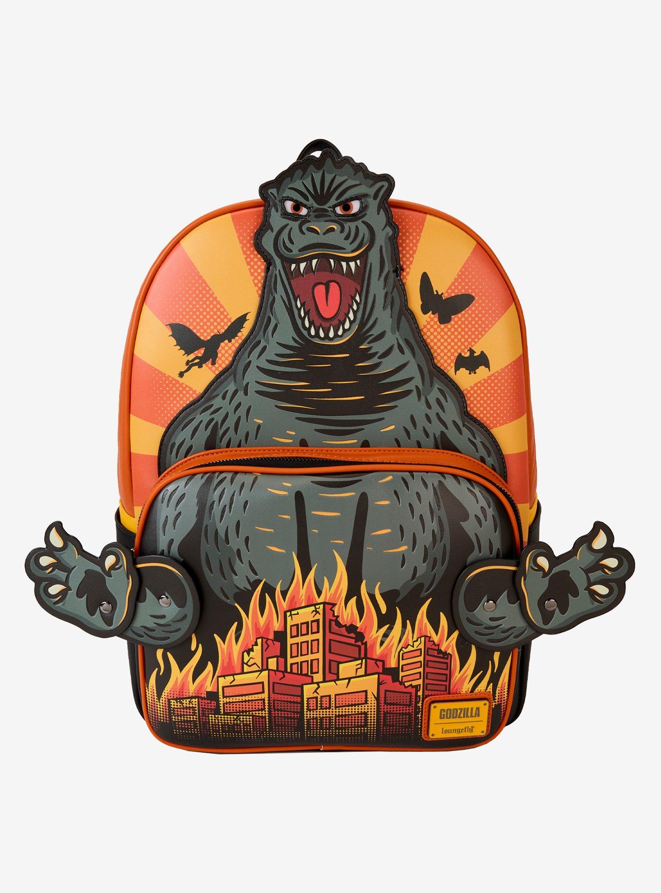 Loungefly Godzilla City Flames Mini Backpack, , hi-res