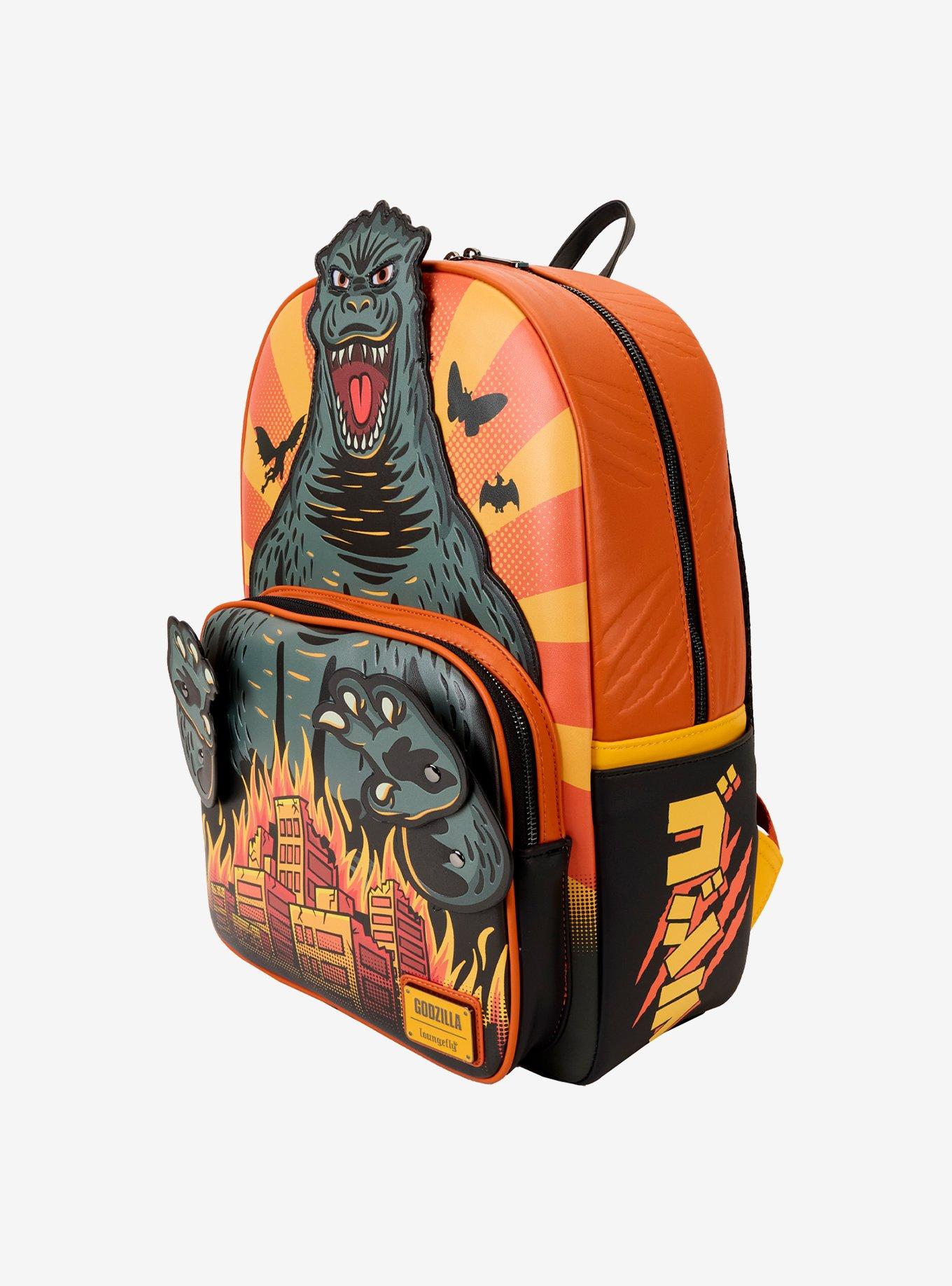 Loungefly Godzilla City Flames Mini Backpack, , alternate