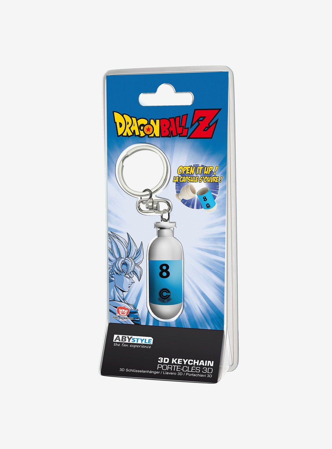 Dragon Ball Z Blue Capsule Key Chain, , hi-res