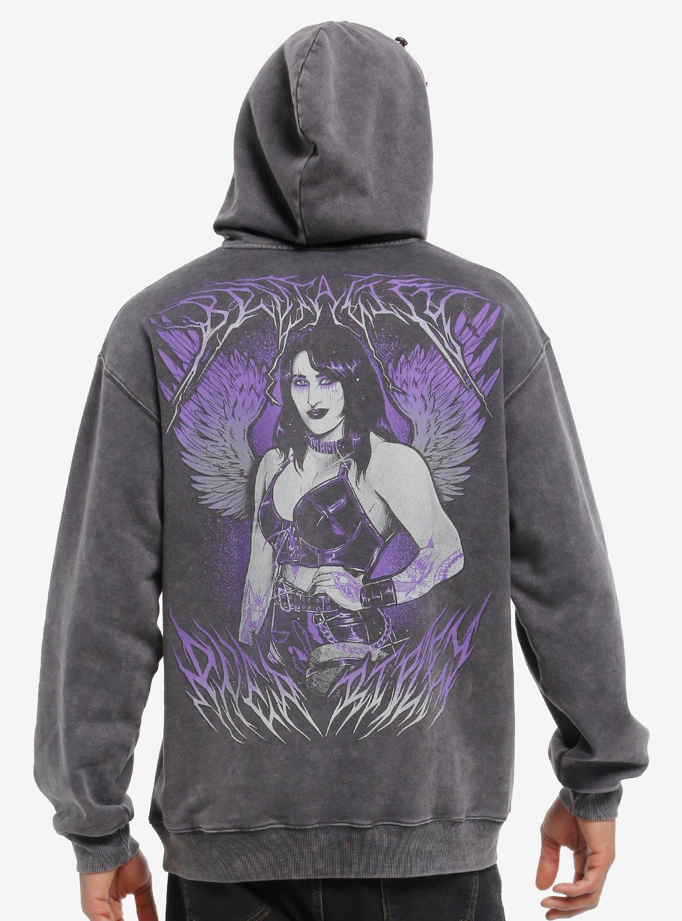 WWE Rhea Ripley Washed Hoodie, , hi-res