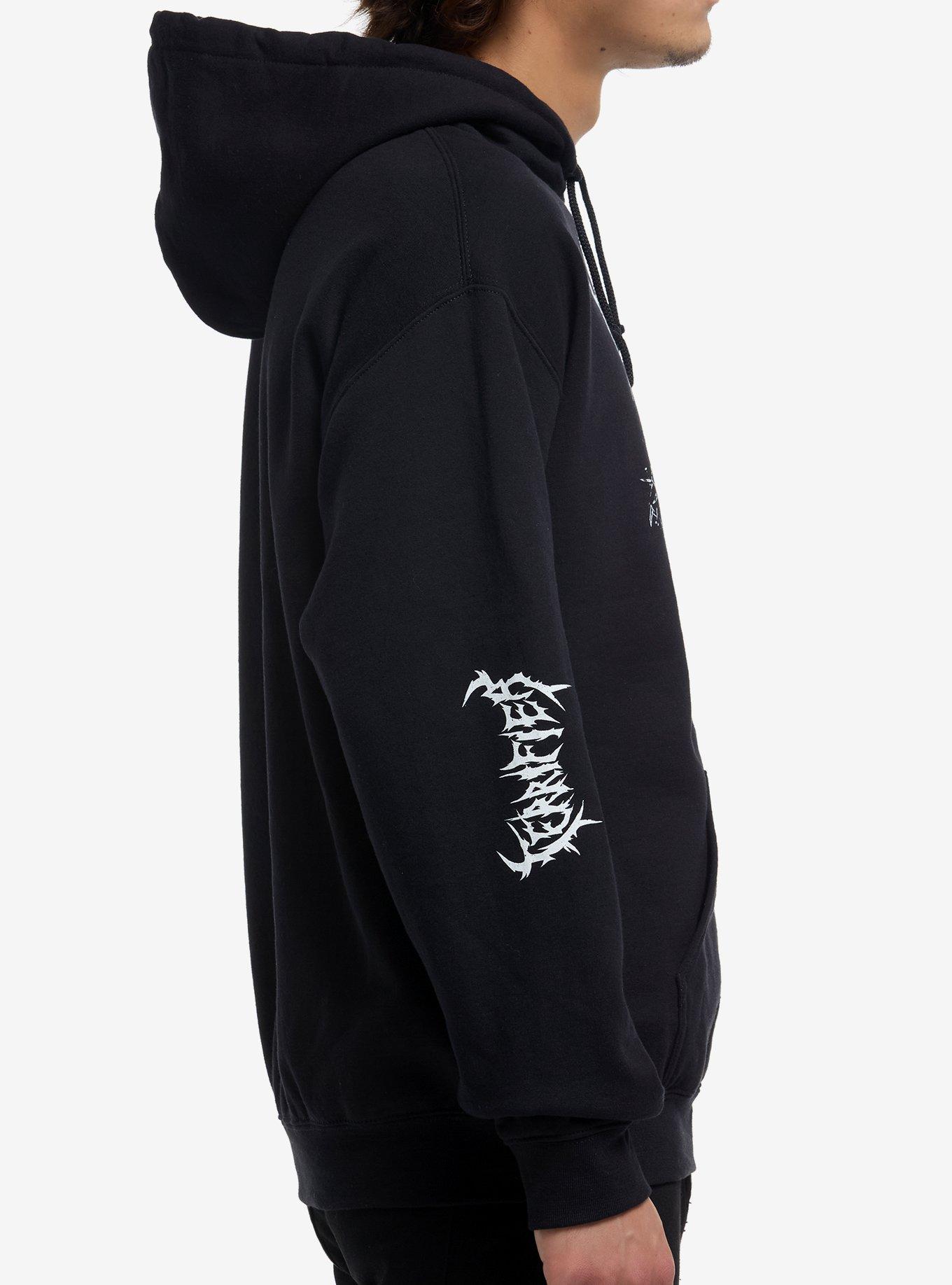Terrifier Vertebrae33 Art The Clown Weapons Hoodie, BLACK, alternate