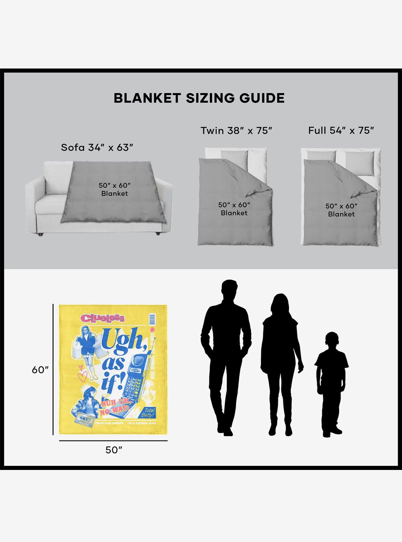 Clueless Ugh As If Silk Touch Throw Blanket, , alternate