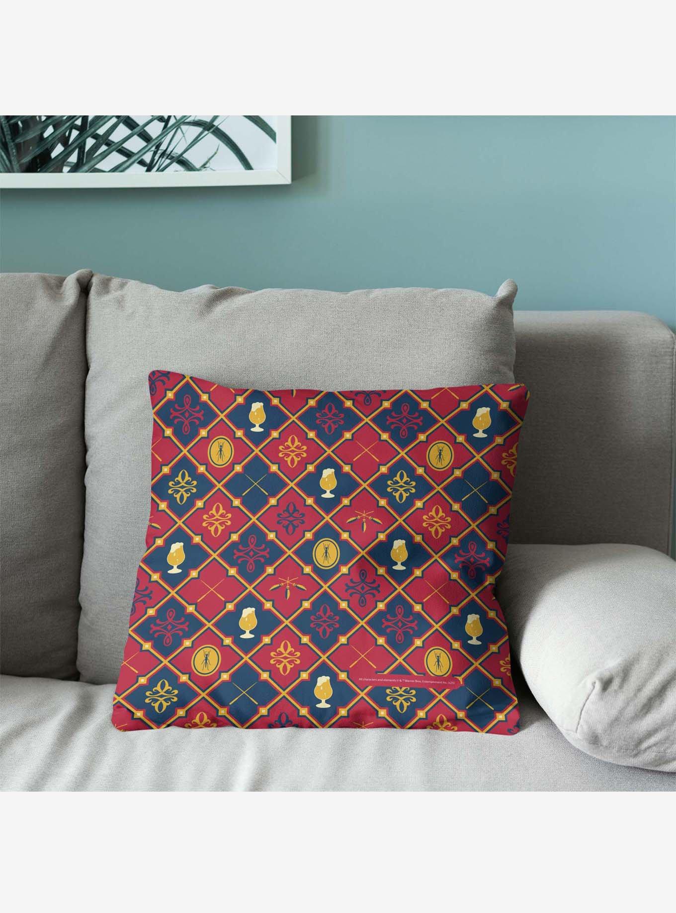 Harry Potter Butterbeer Pattern Throw Pillow, , alternate