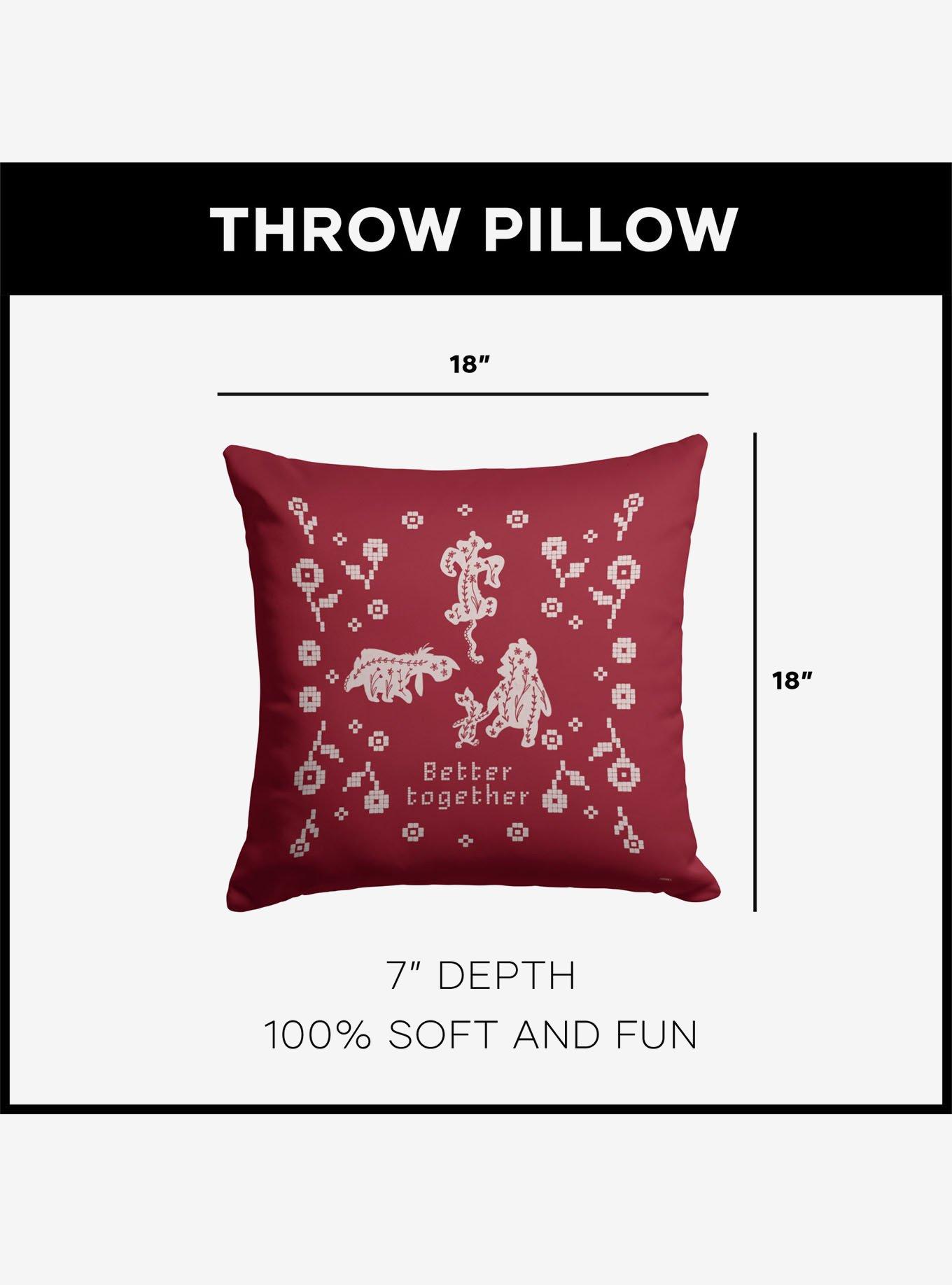 Disney Winnie The Pooh Better Together Throw Pillow, , alternate