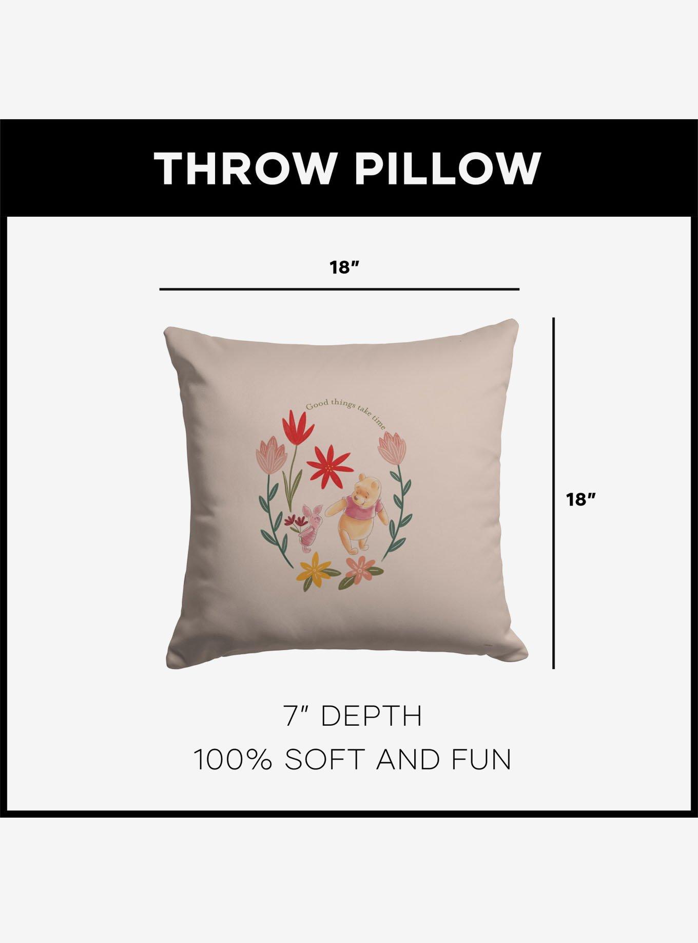 Disney Winnie The Pooh Take Time Throw Pillow, , alternate