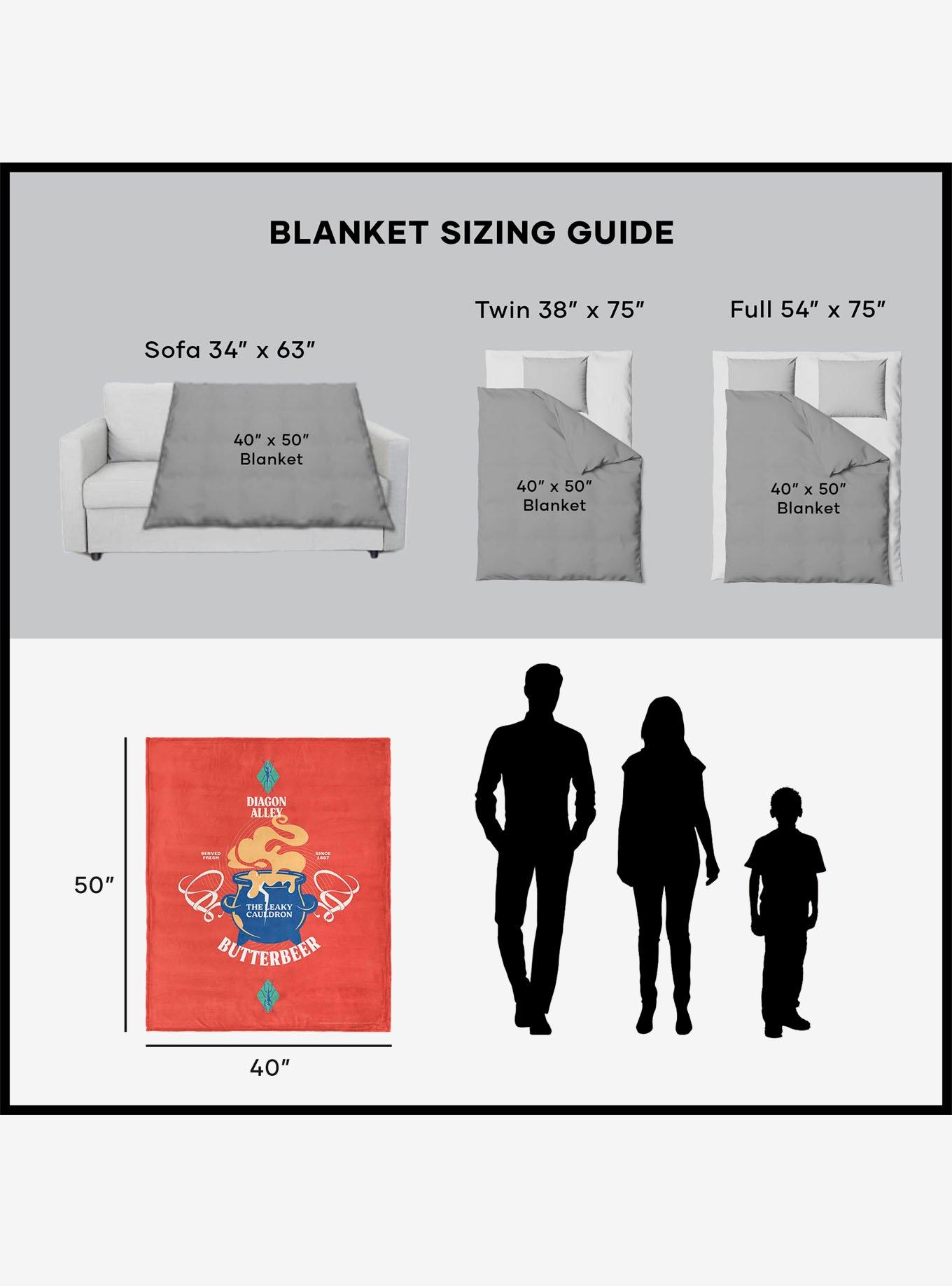 Harry Potter Leaky Cauldron 40x50" Silk Touch Throw Blanket, , alternate