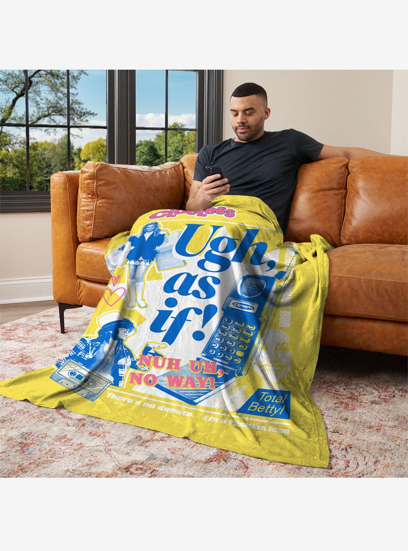Clueless Ugh As If Silk Touch Throw Blanket, , alternate