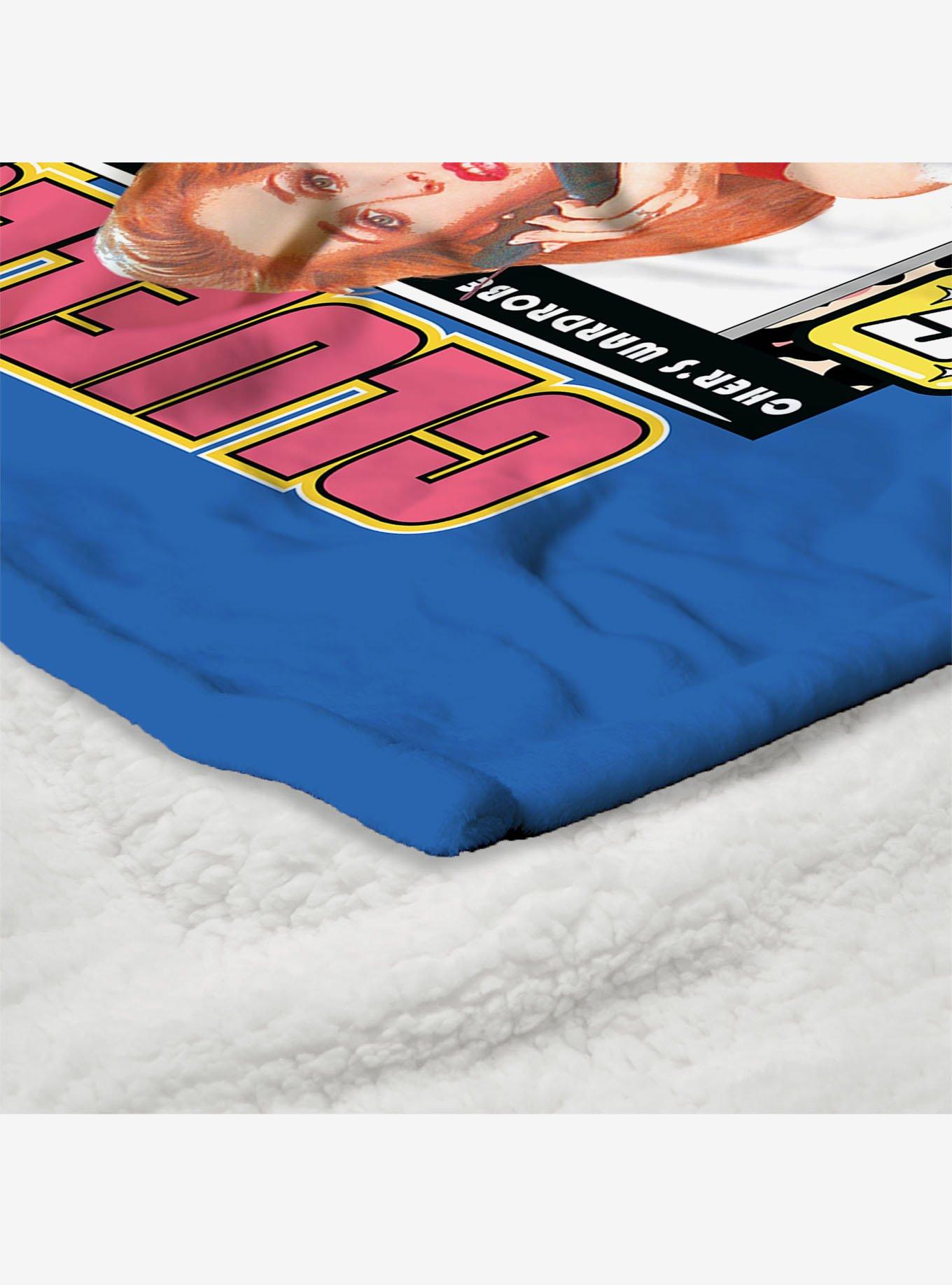 Clueless More Runways Silk Touch Sherpa Throw Blanket, , alternate