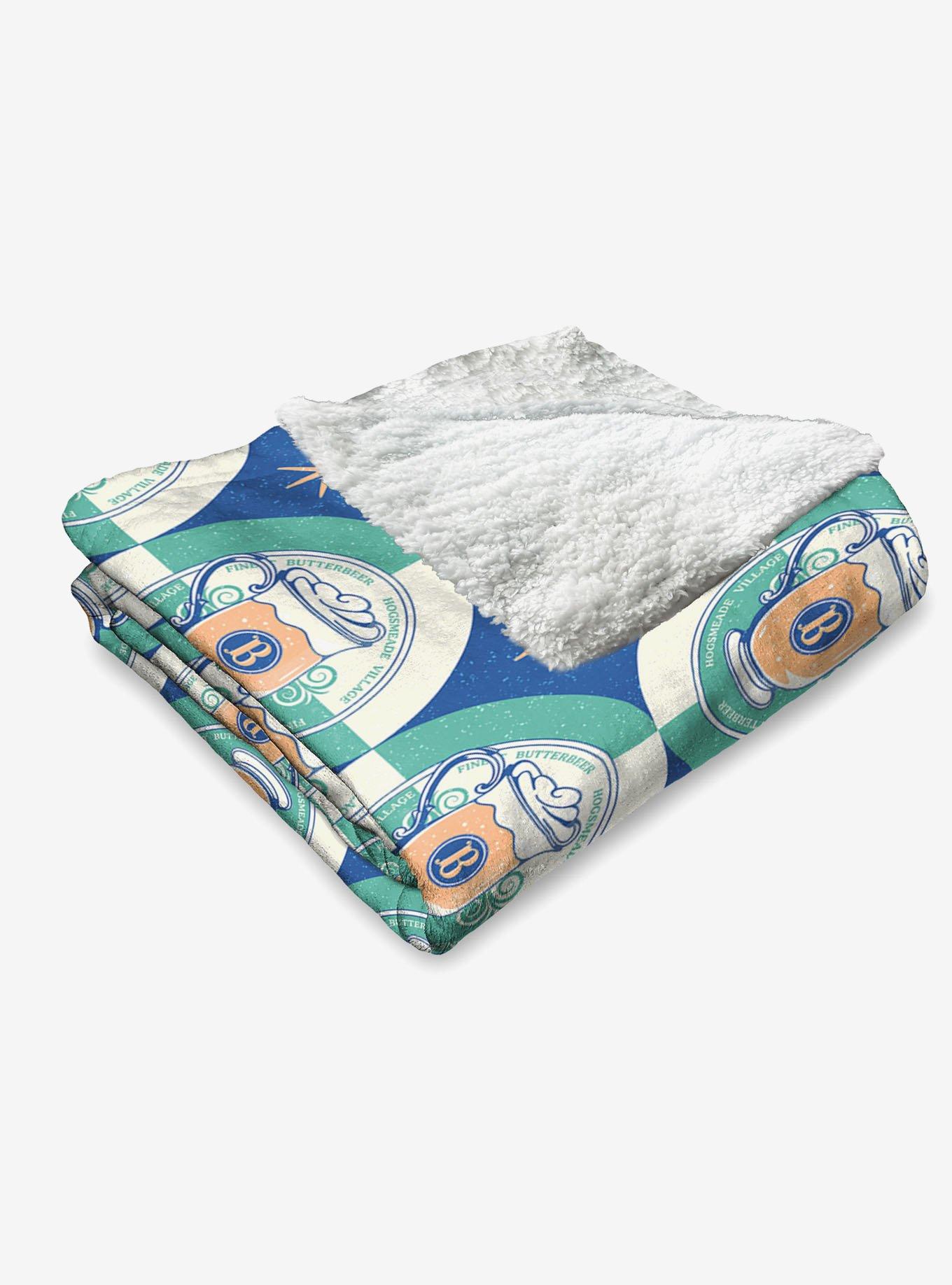 Harry Potter Butterbeer Repeat Silk Touch Sherpa Throw Blanket, , alternate