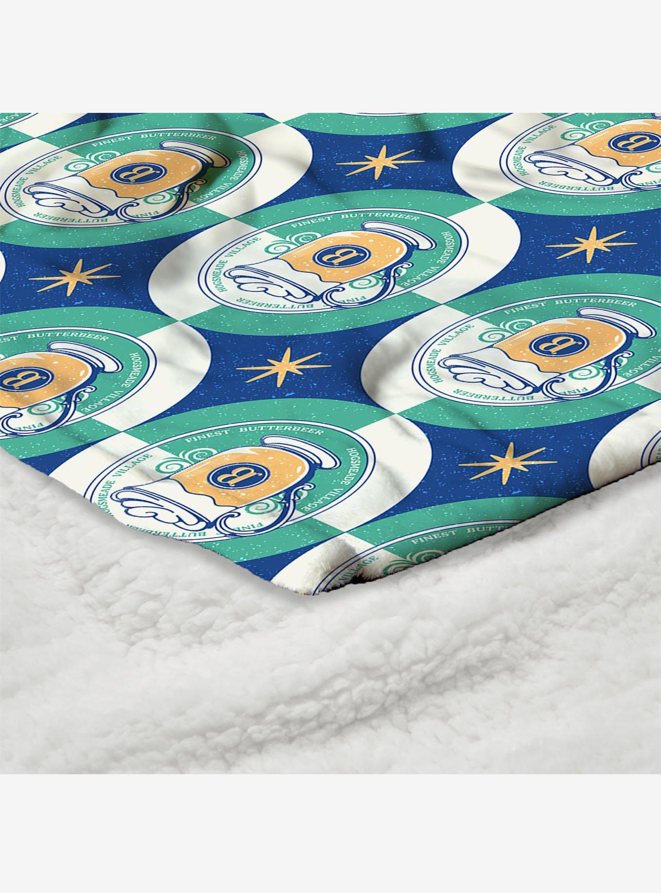 Harry Potter Butterbeer Repeat Silk Touch Sherpa Throw Blanket, , alternate