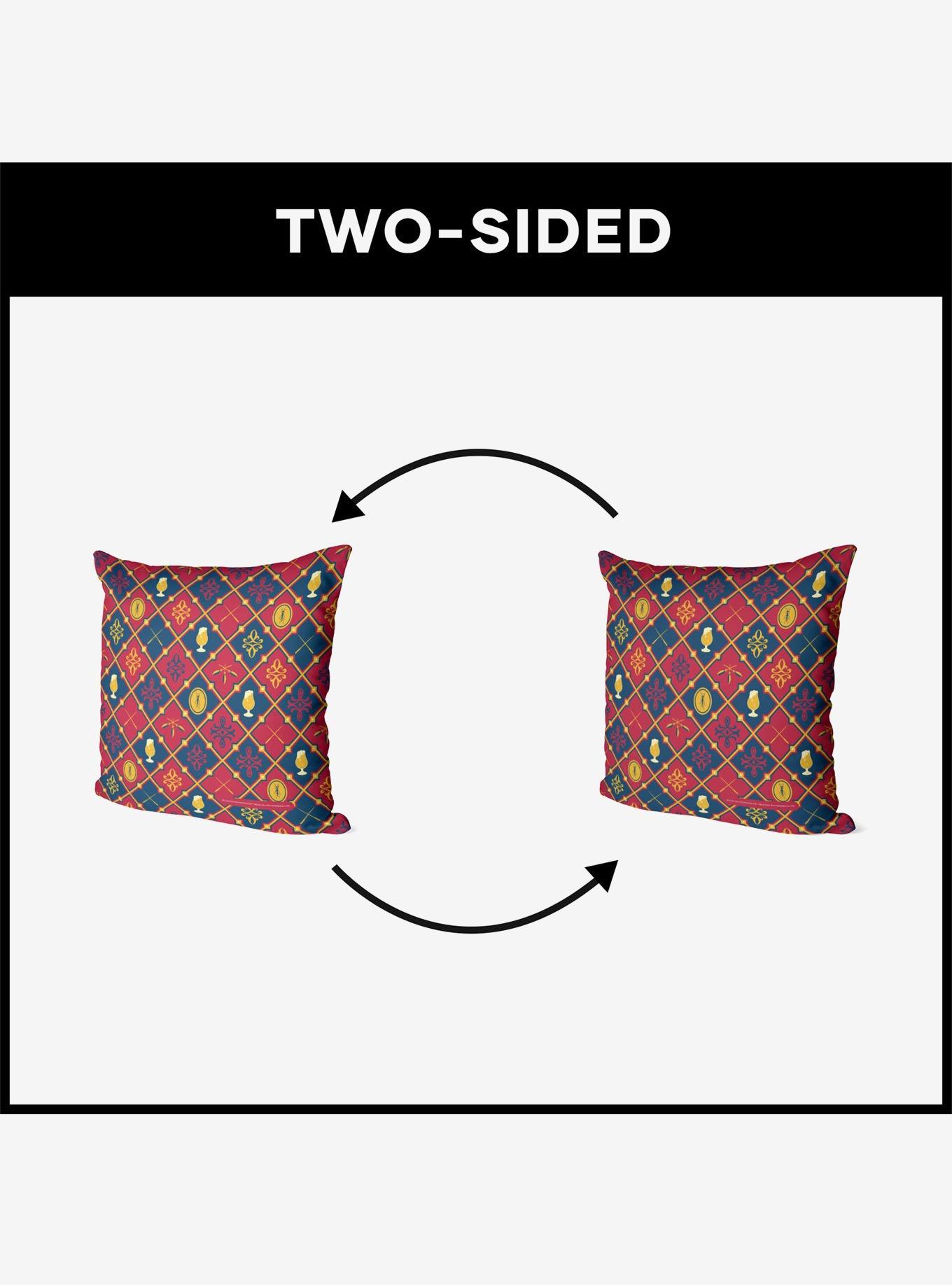 Harry Potter Butterbeer Pattern Throw Pillow, , alternate