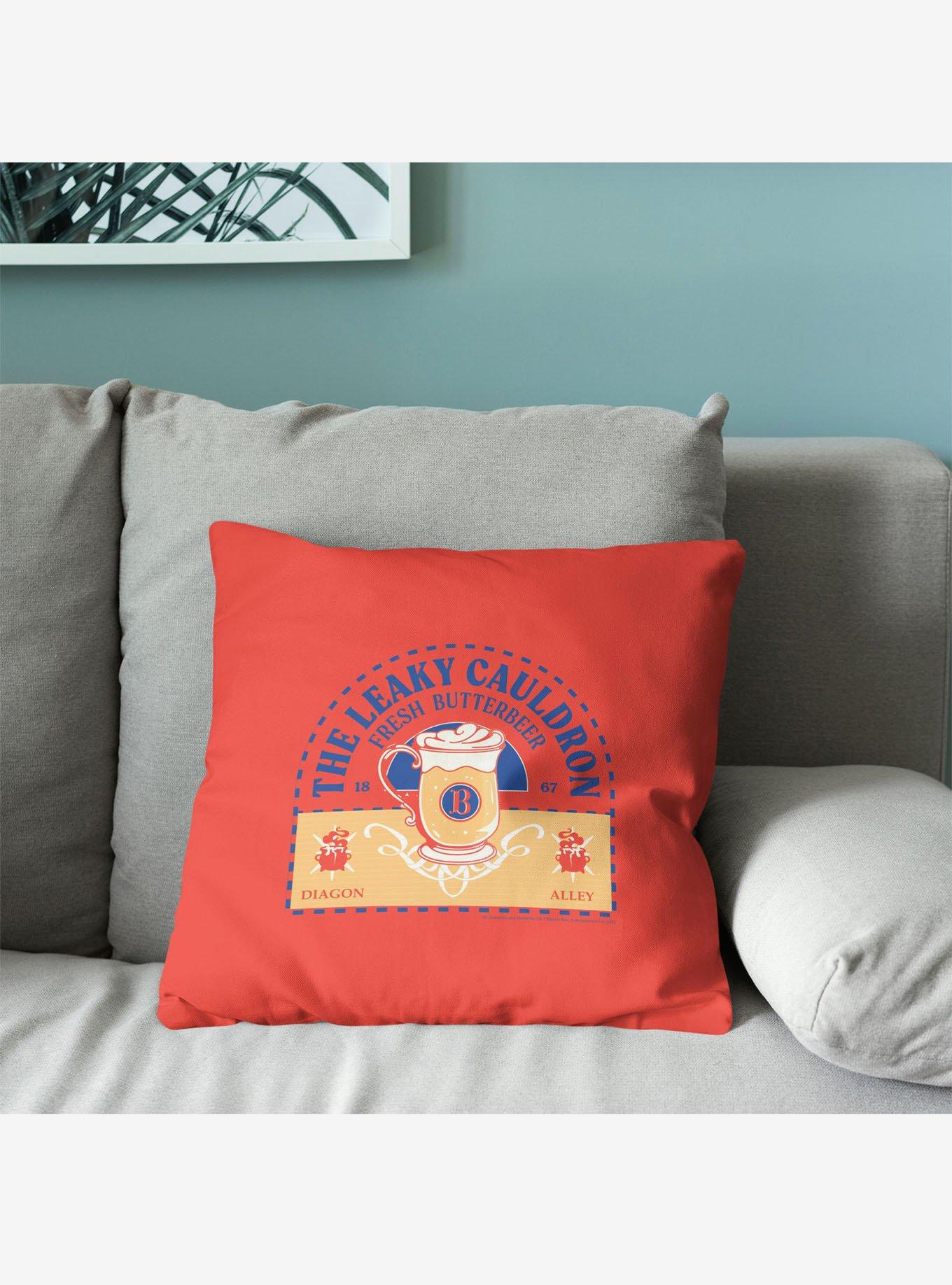 Harry Potter Fresh Butterbeer Throw Pillow, , alternate
