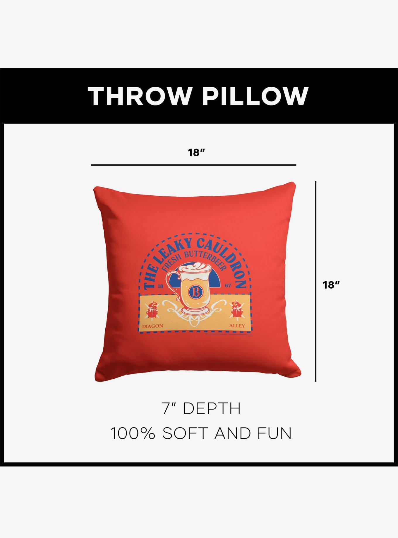 Harry Potter Fresh Butterbeer Throw Pillow, , alternate