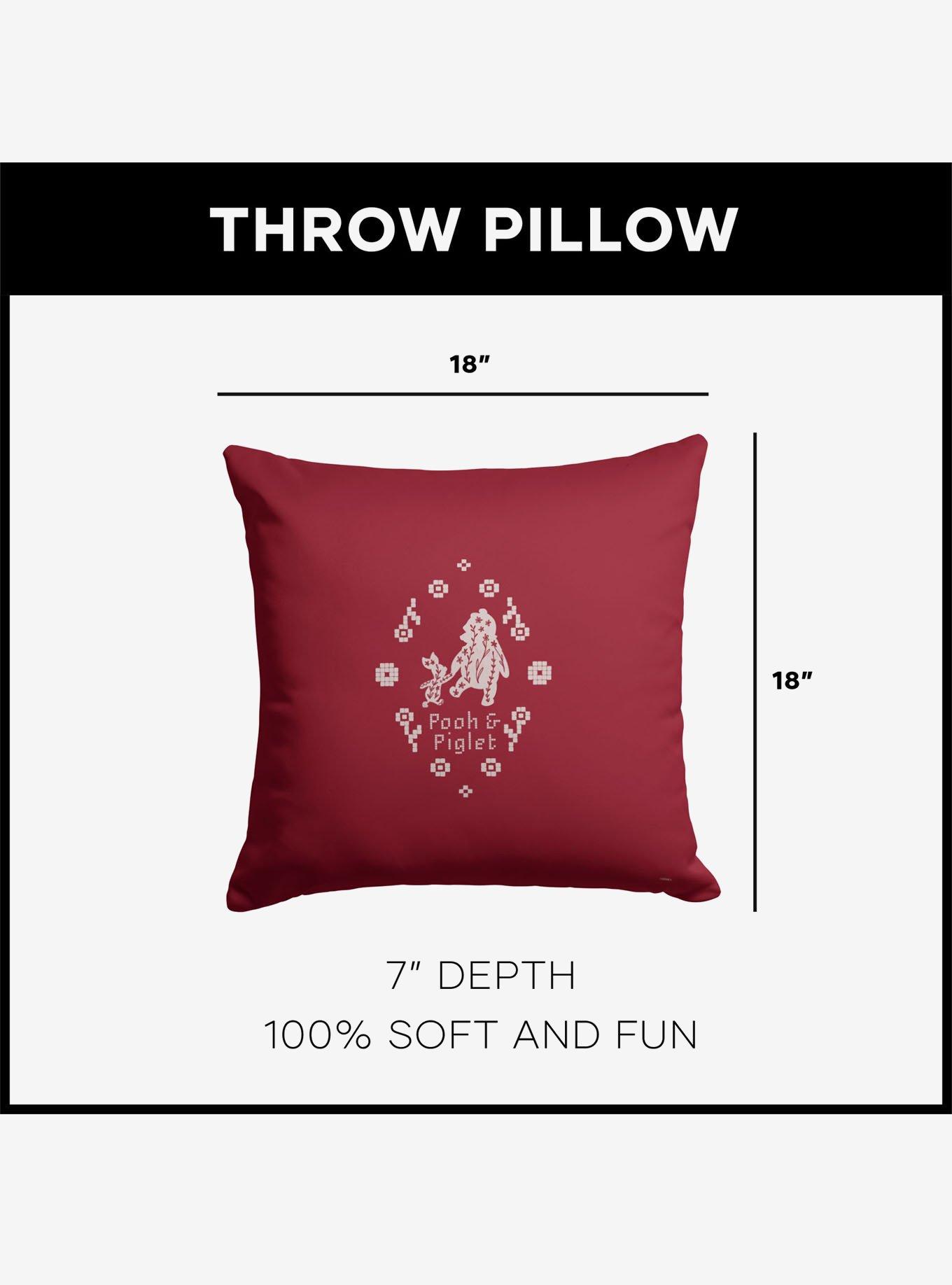 Disney Winnie The Pooh Pooh And Piglet Throw Pillow, , alternate