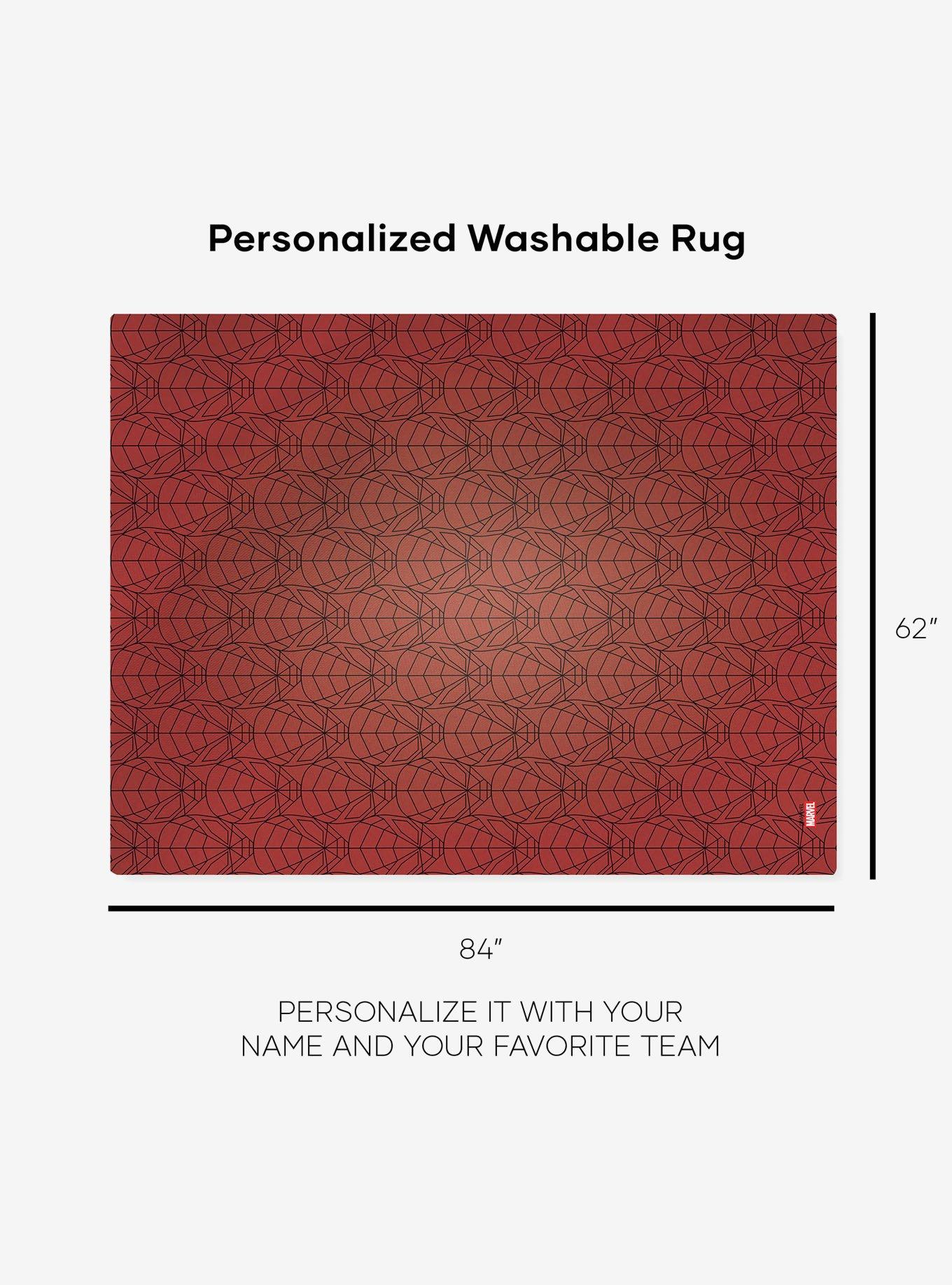 Marvel Spider-Man Geometric Spidey Washable Rug, , alternate