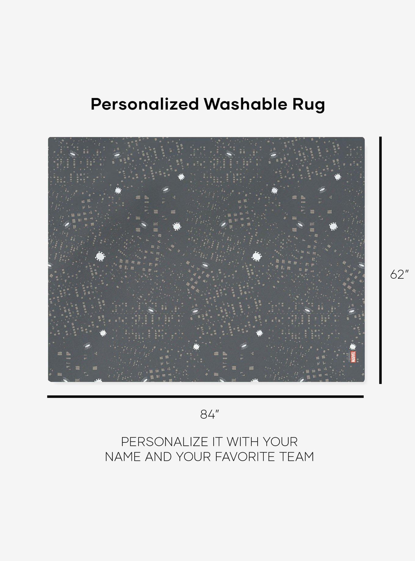 Marvel Spider-Man Spidey Pattern Washable Rug, , alternate