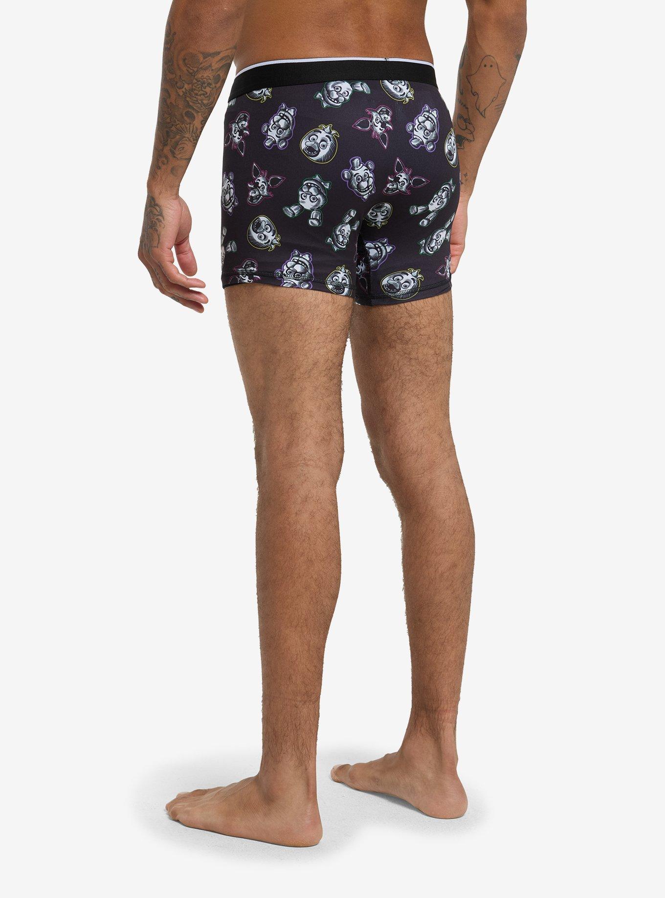 Five Nights At Freddy's Faces Boxer Briefs, , hi-res