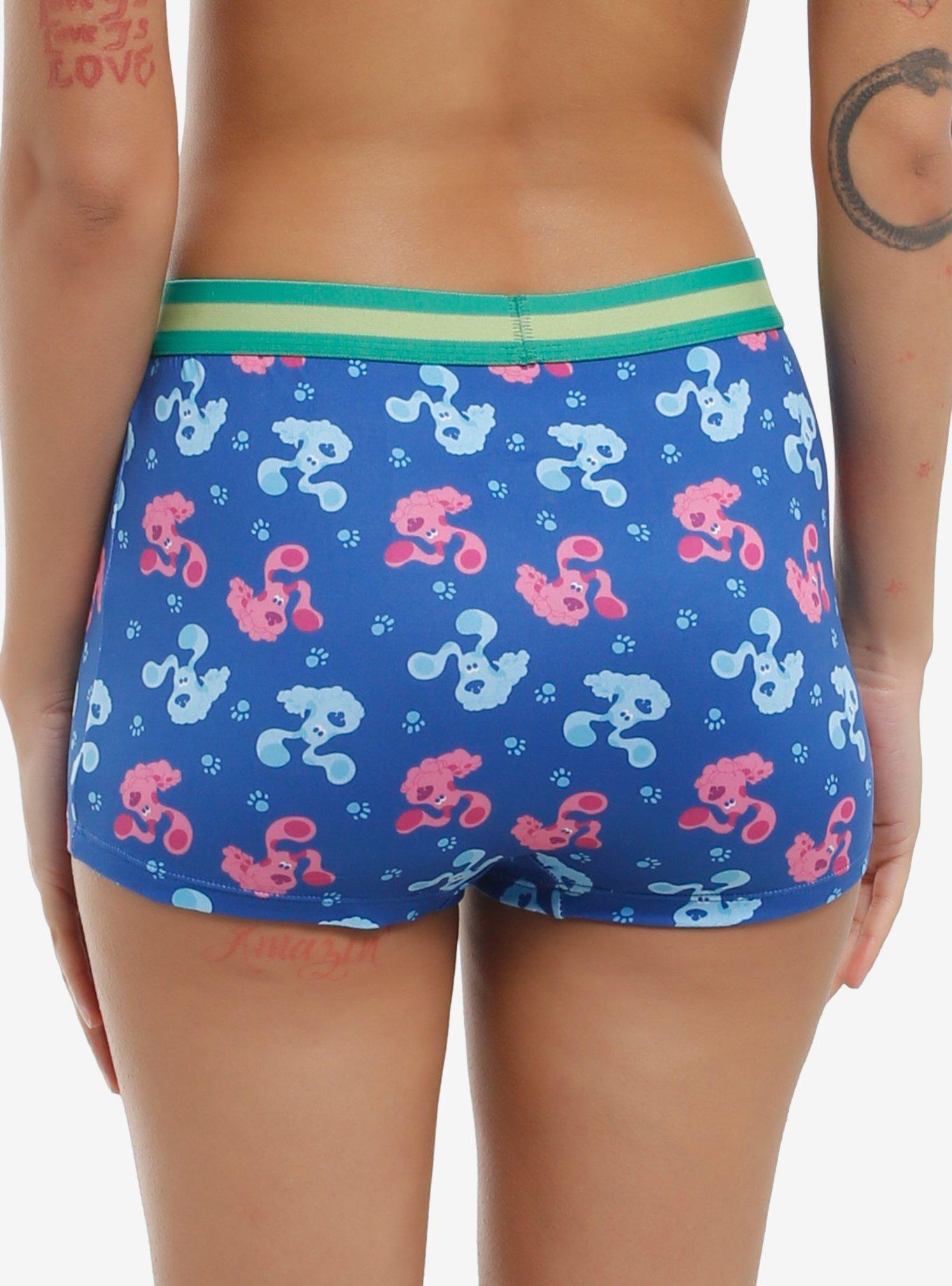 Blue's Clues Blue & Magenta Boyshort Panty, MULTI, alternate