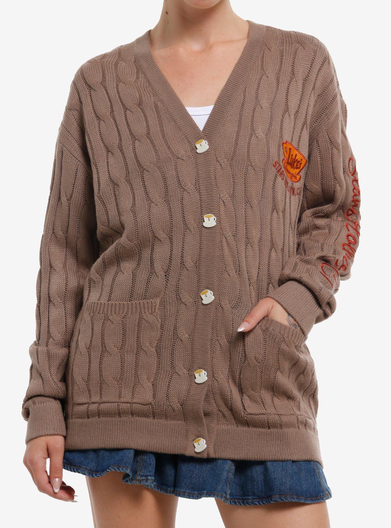 Gilmore Girls Luke's Coffee Girls Cardigan, , hi-res