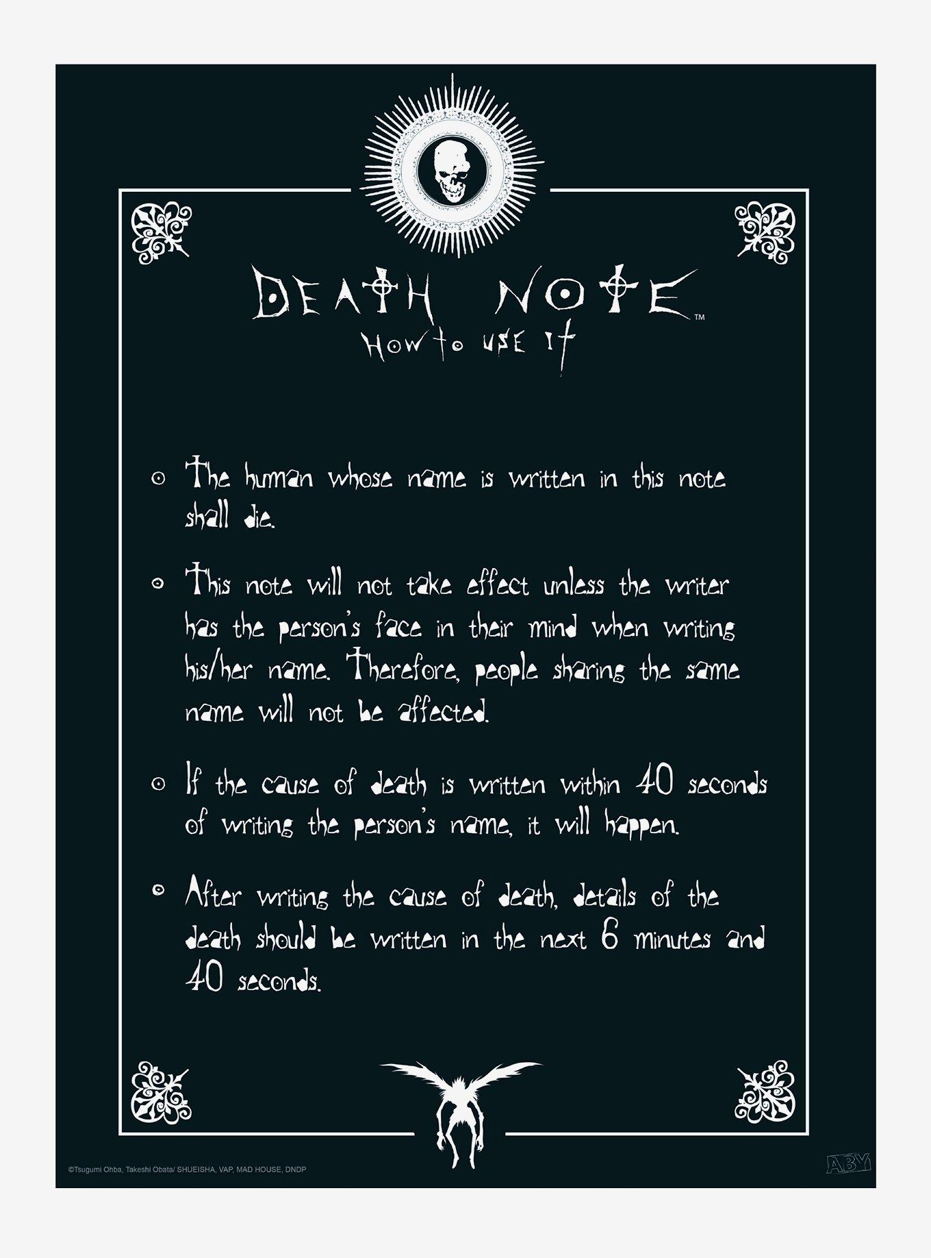 Death Note Light & Death Note Poster Set, , hi-res
