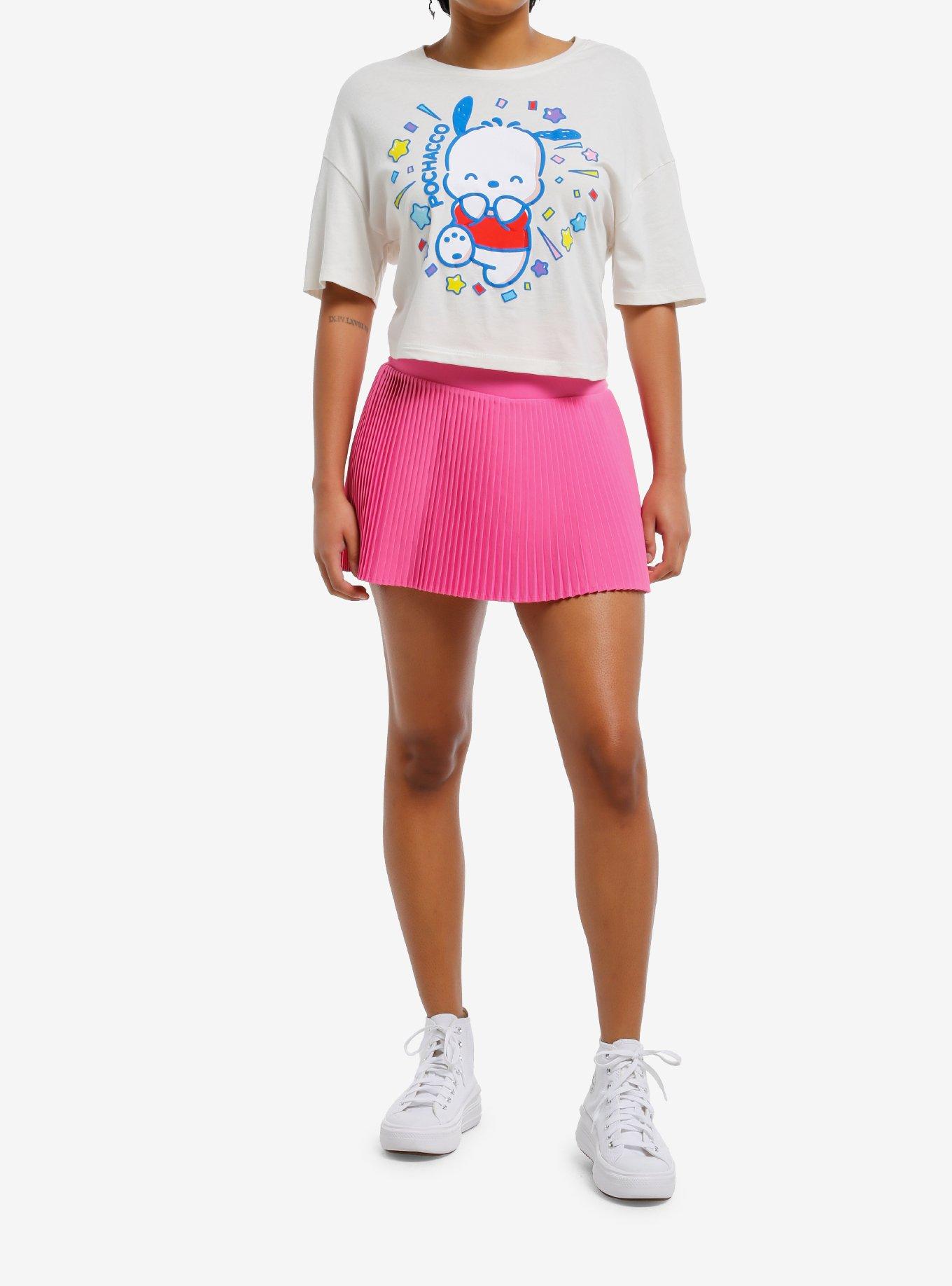 Pochacco 40th Character Ranking Girls Crop T-Shirt, , hi-res
