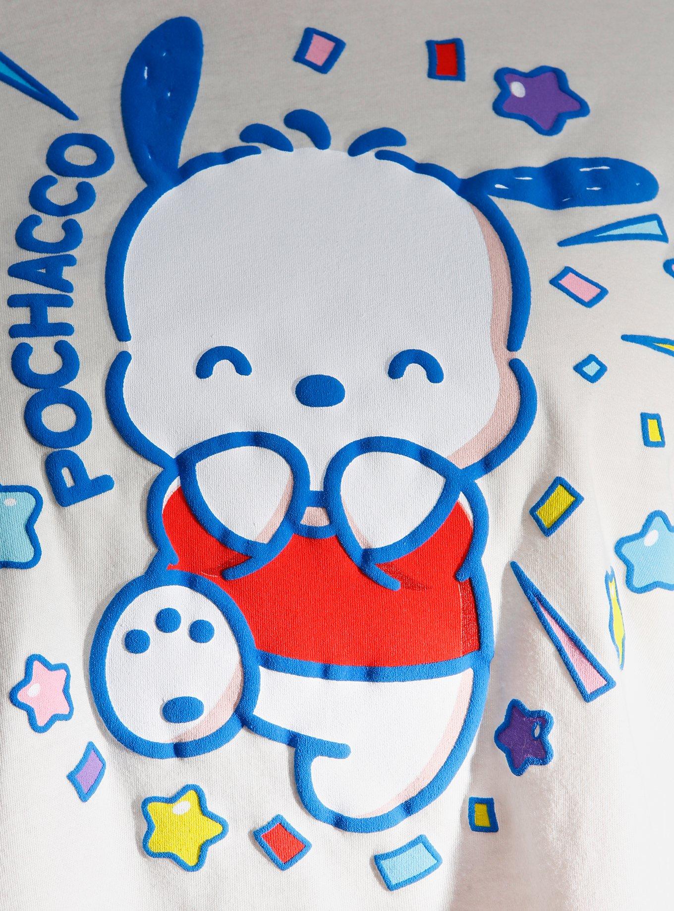 Pochacco 40th Character Ranking Girls Crop T-Shirt, MULTI, alternate