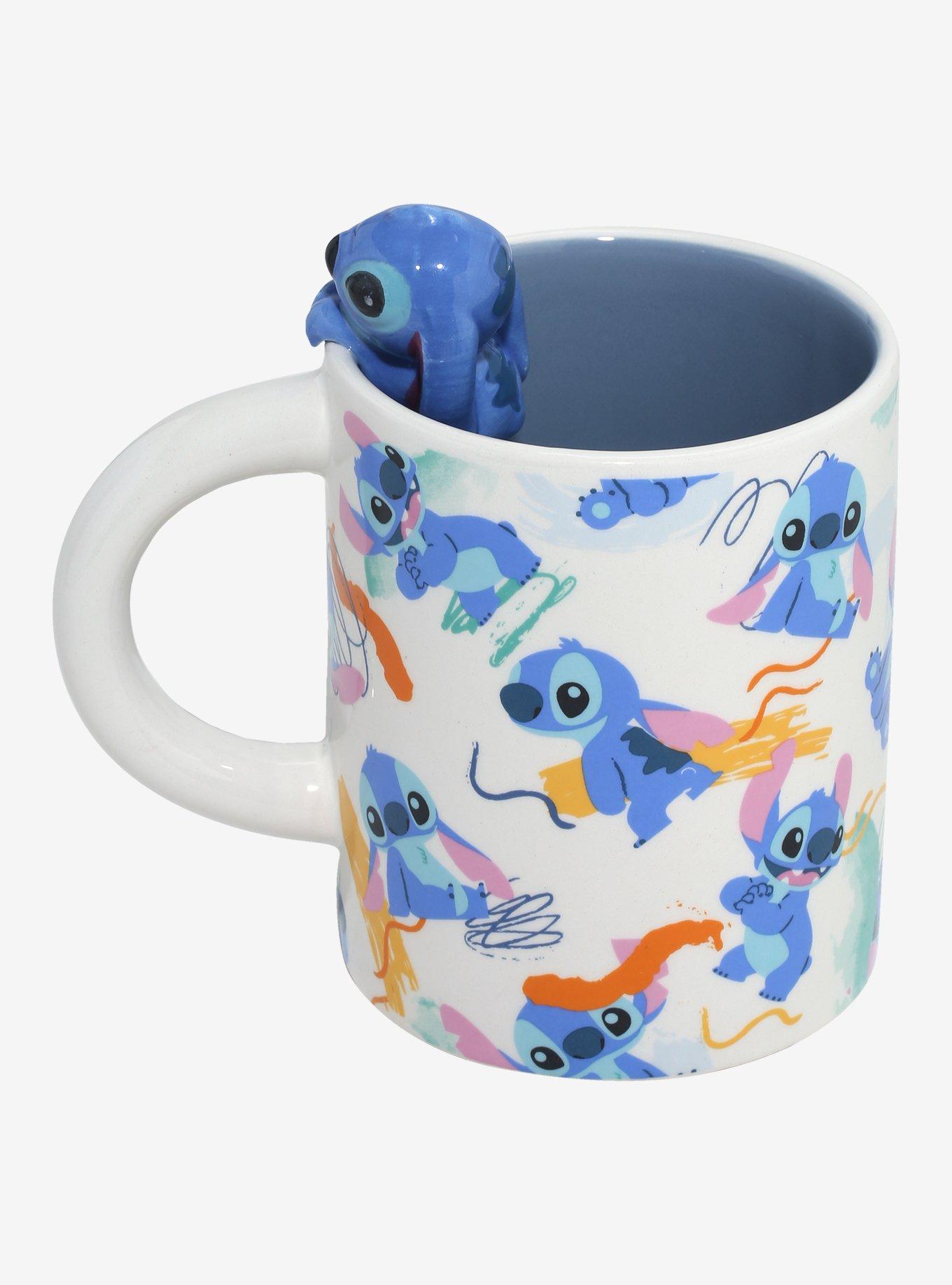 Disney Lilo & Stitch Sketch Peeking Stitch Mug, , hi-res
