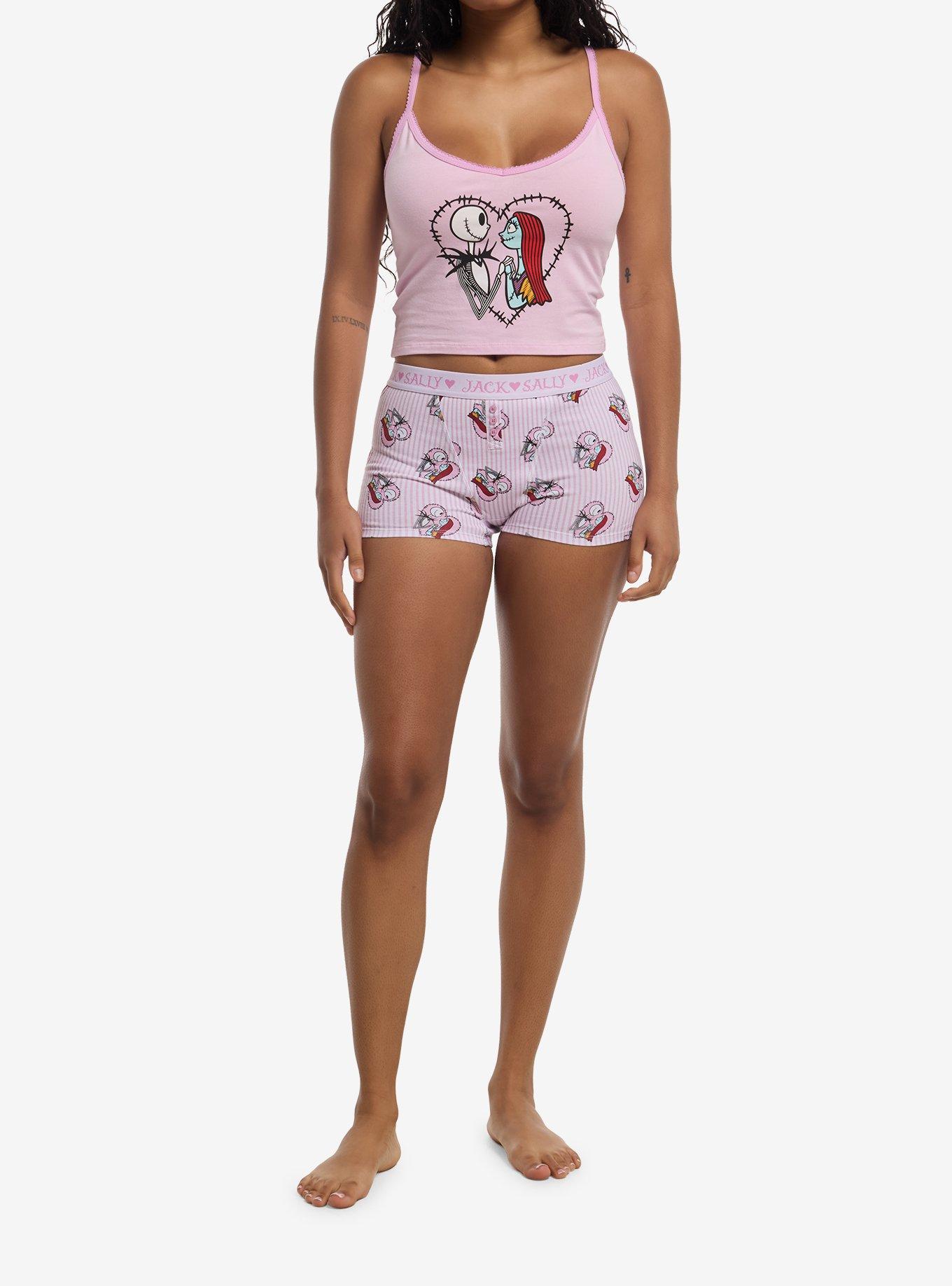 The Nightmare Before Christmas Jack & Sally Cami & Boyshort Panty Set, , hi-res