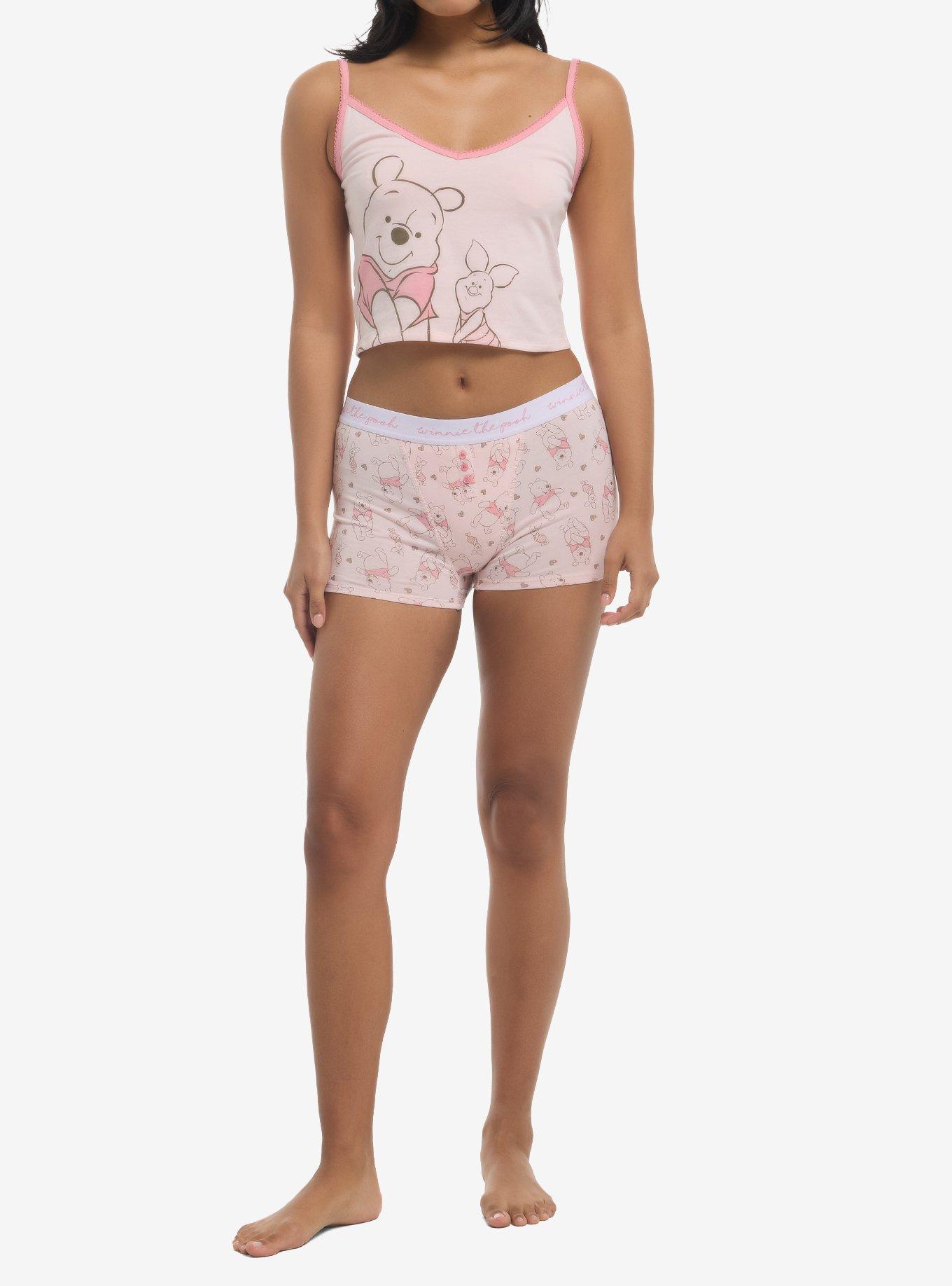 Disney Winnie The Pooh Duo Hearts Cami & Boyshort Panty Set, , hi-res