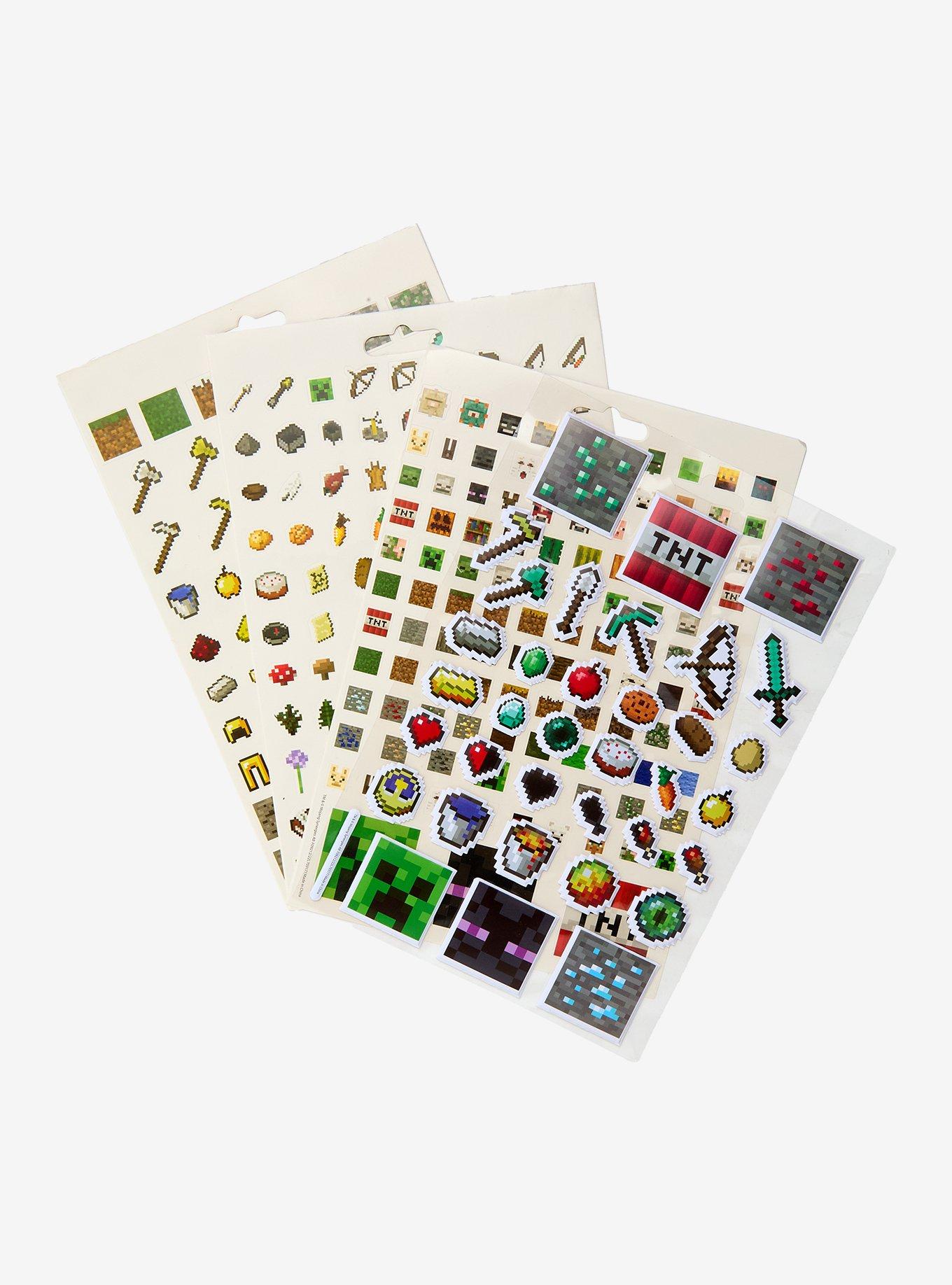 Minecraft Icons Sticker Sheet, , hi-res