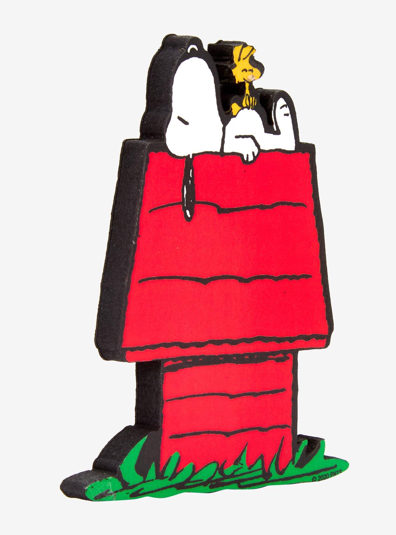 Peanuts Snoopy & Woodstock Doghouse Chunky Magnet, , alternate