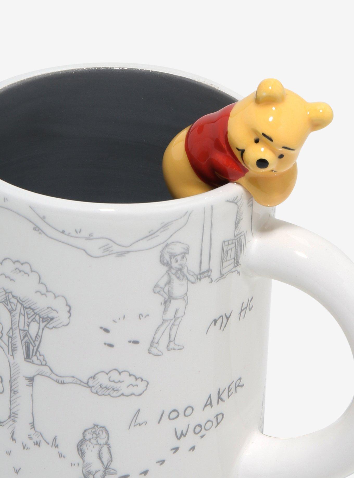 Disney Winnie the Pooh Hundred Acre Wood Map Critter Mug, , alternate