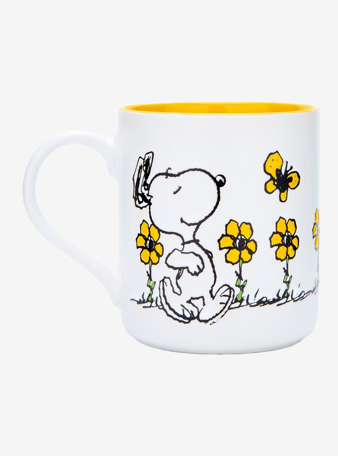 Peanuts Snoopy & Woodstock Floral Mug, , hi-res